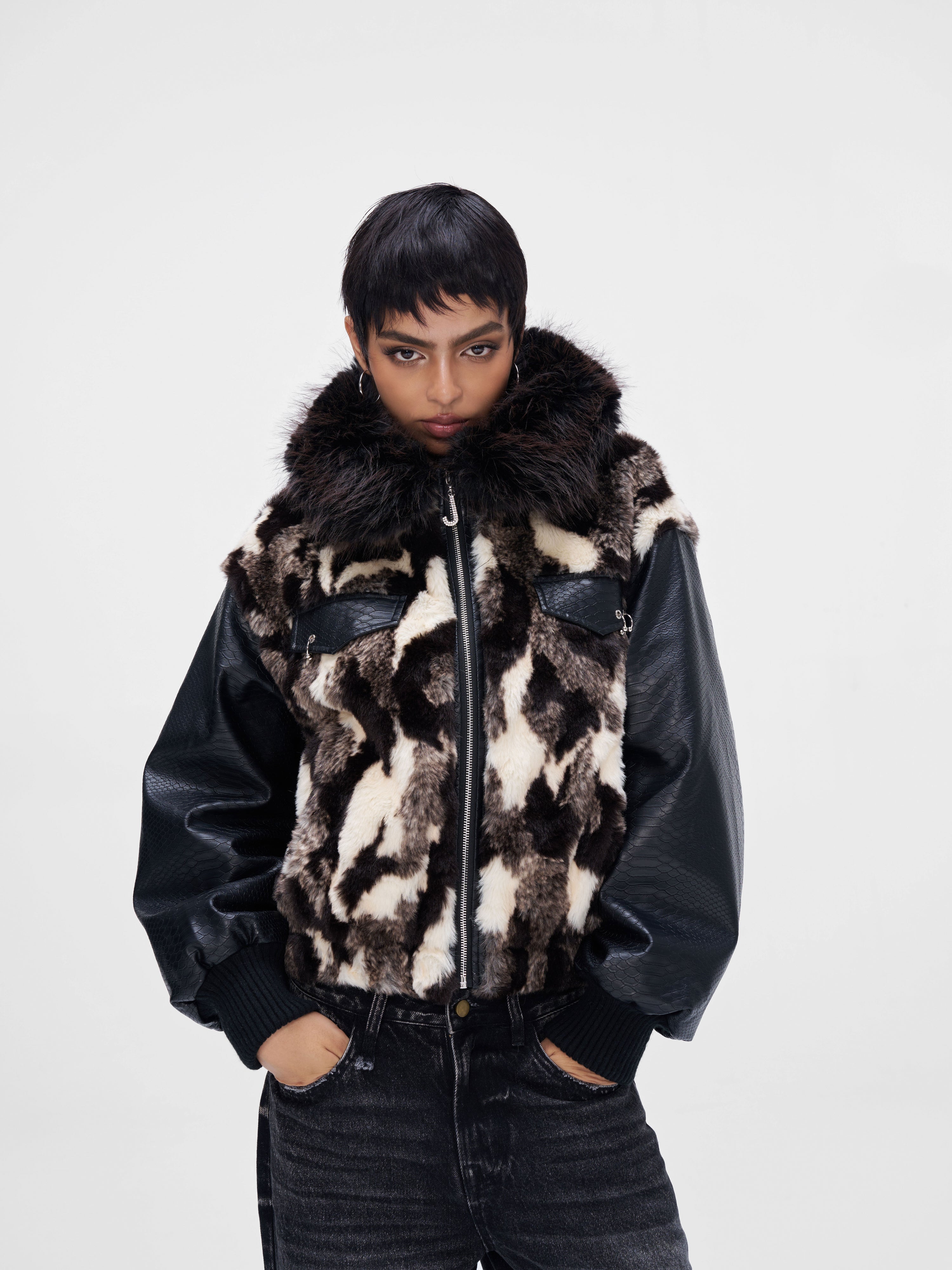 Leah Camo Jacket
