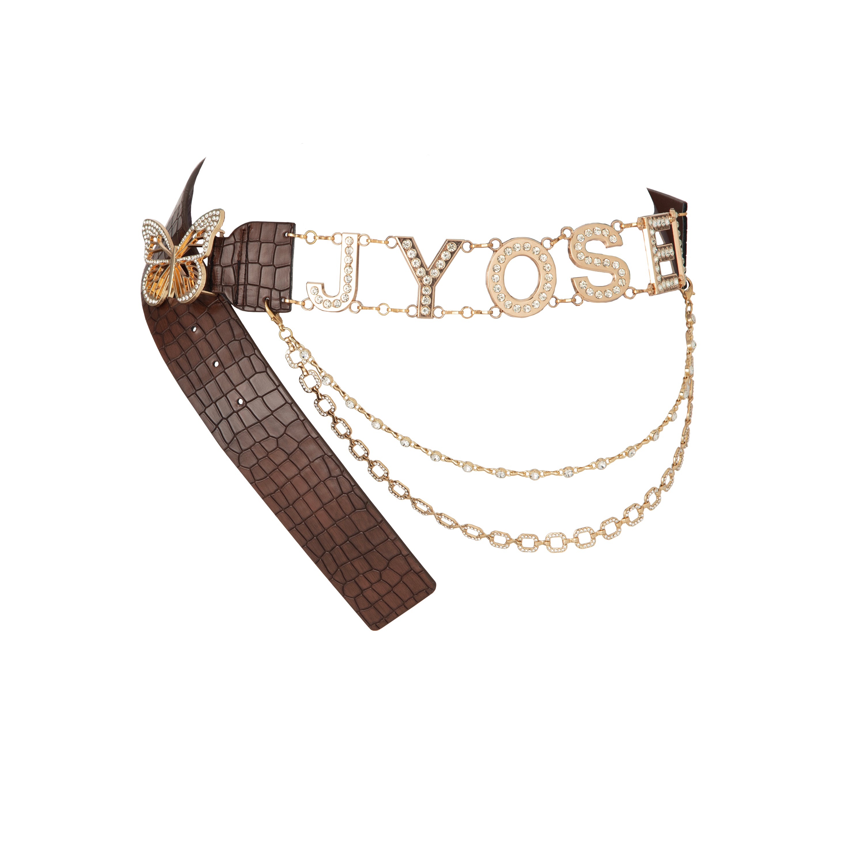Quinn Leather Chain Belt