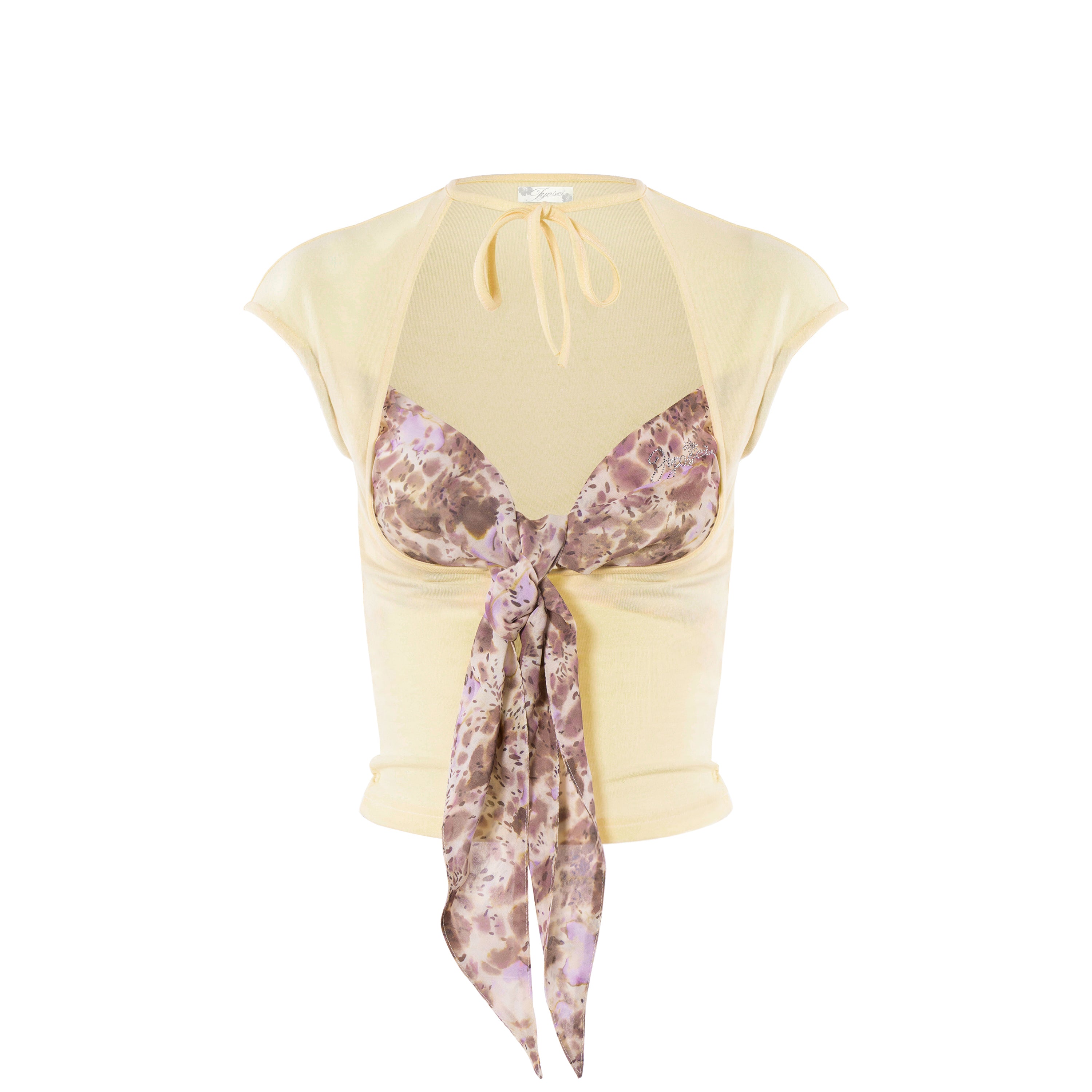 Flora Tie Top