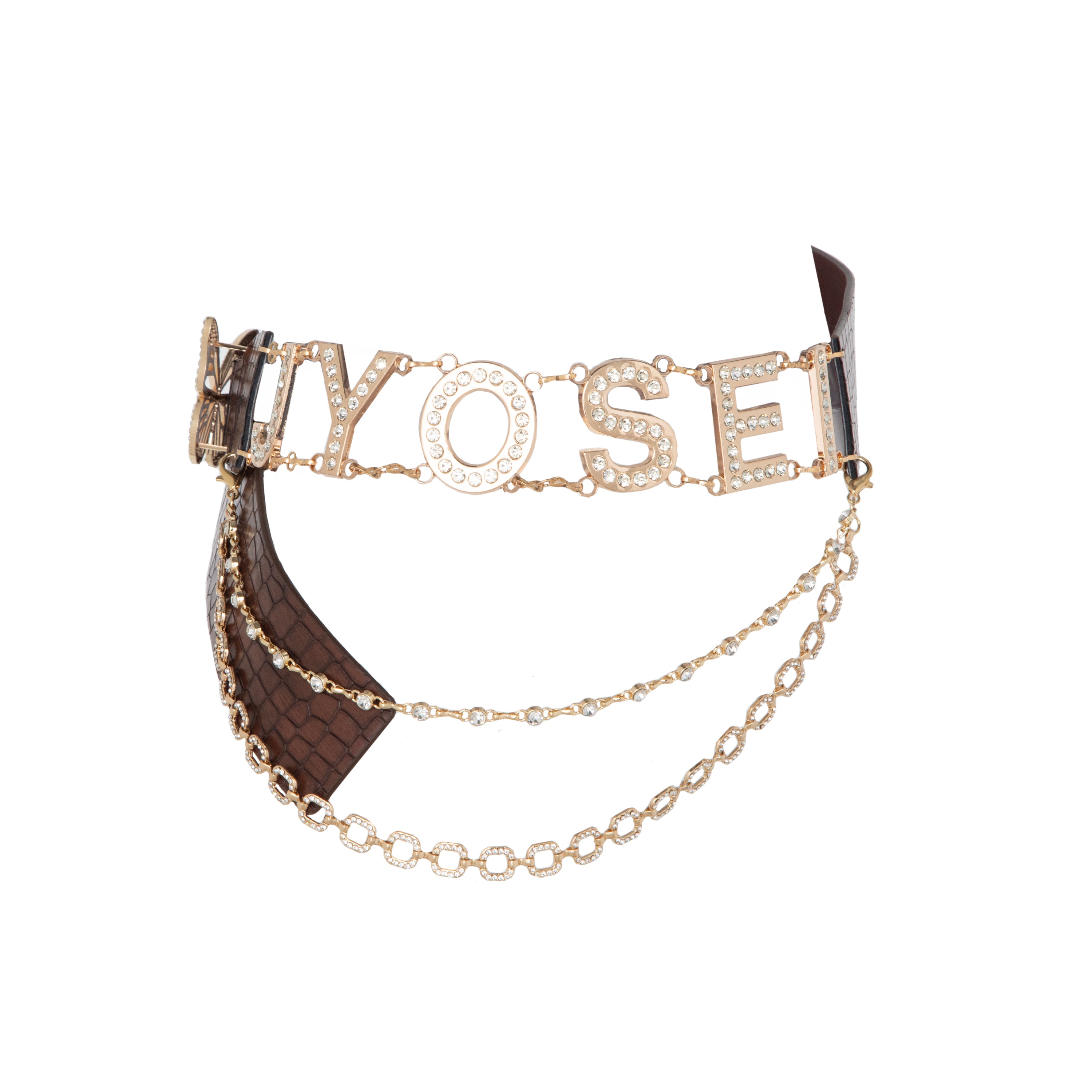 Quinn Leather Chain Belt