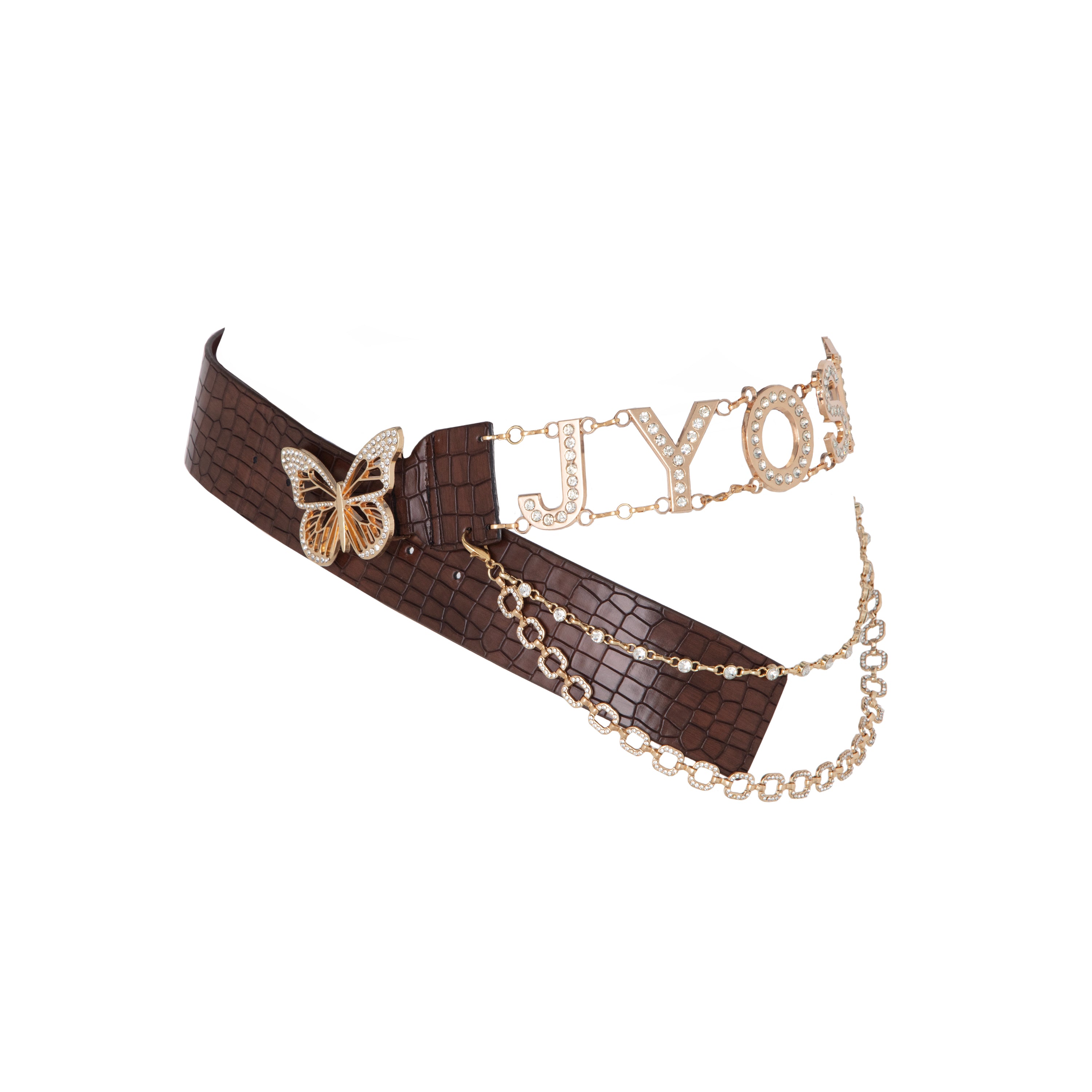 Quinn Leather Chain Belt
