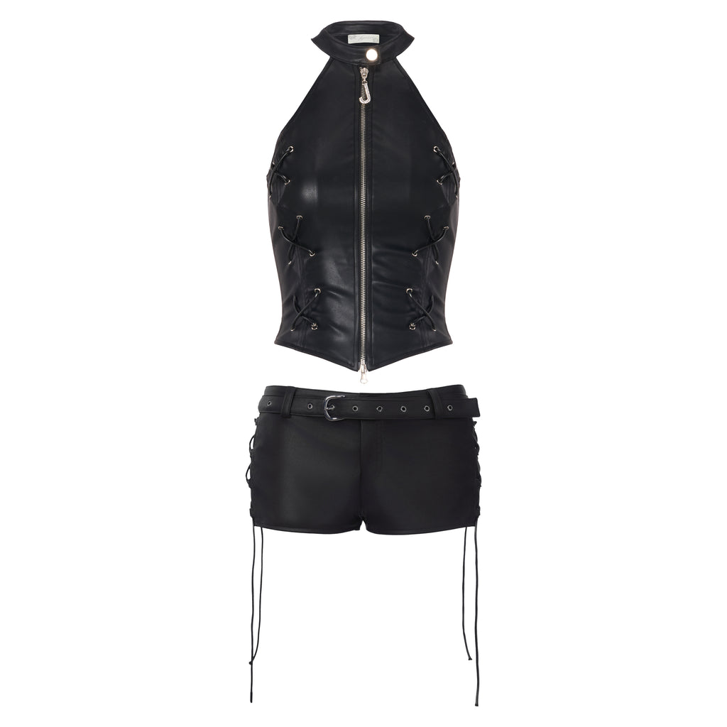 Rita Leather Top