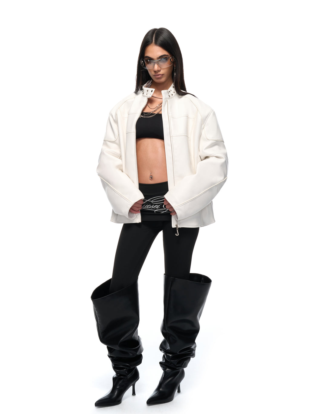 Jersey Leather Jacket