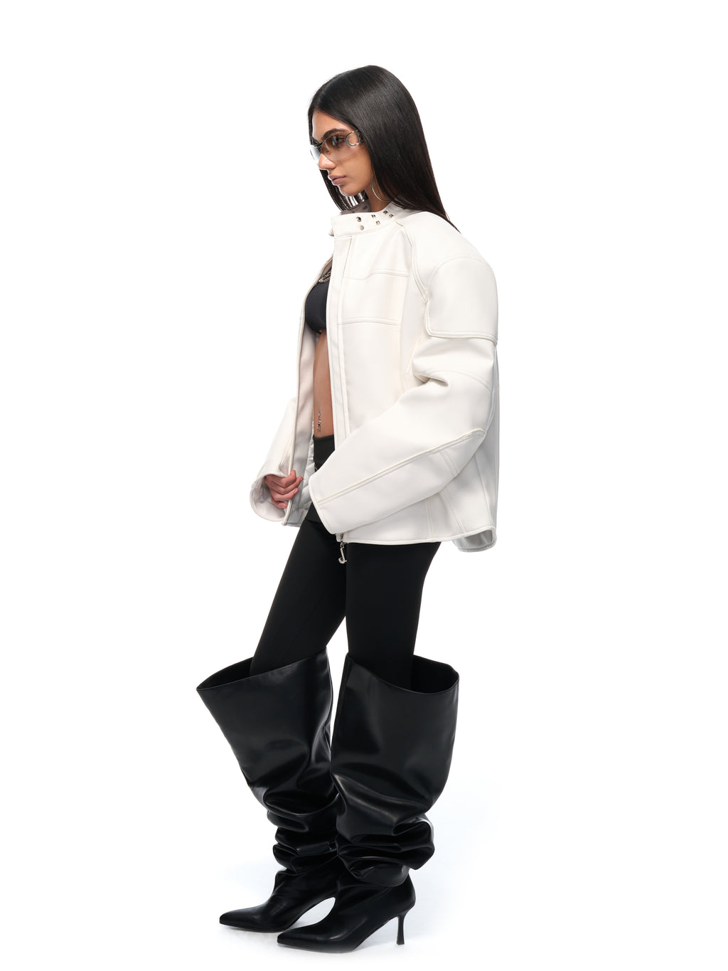 Jersey Leather Jacket