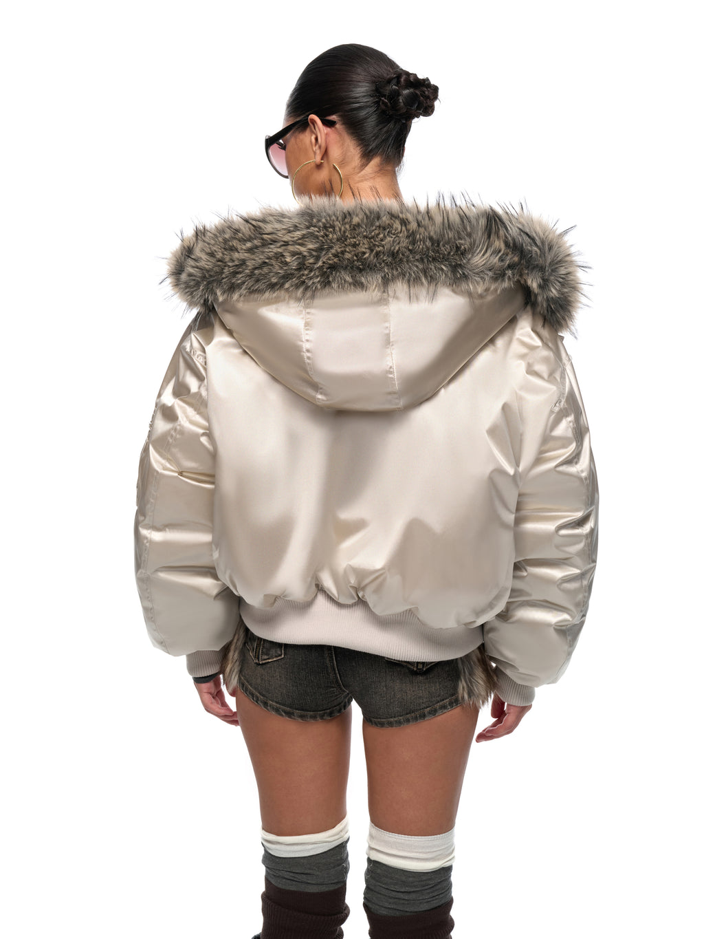 Champagne Hooded Jacket