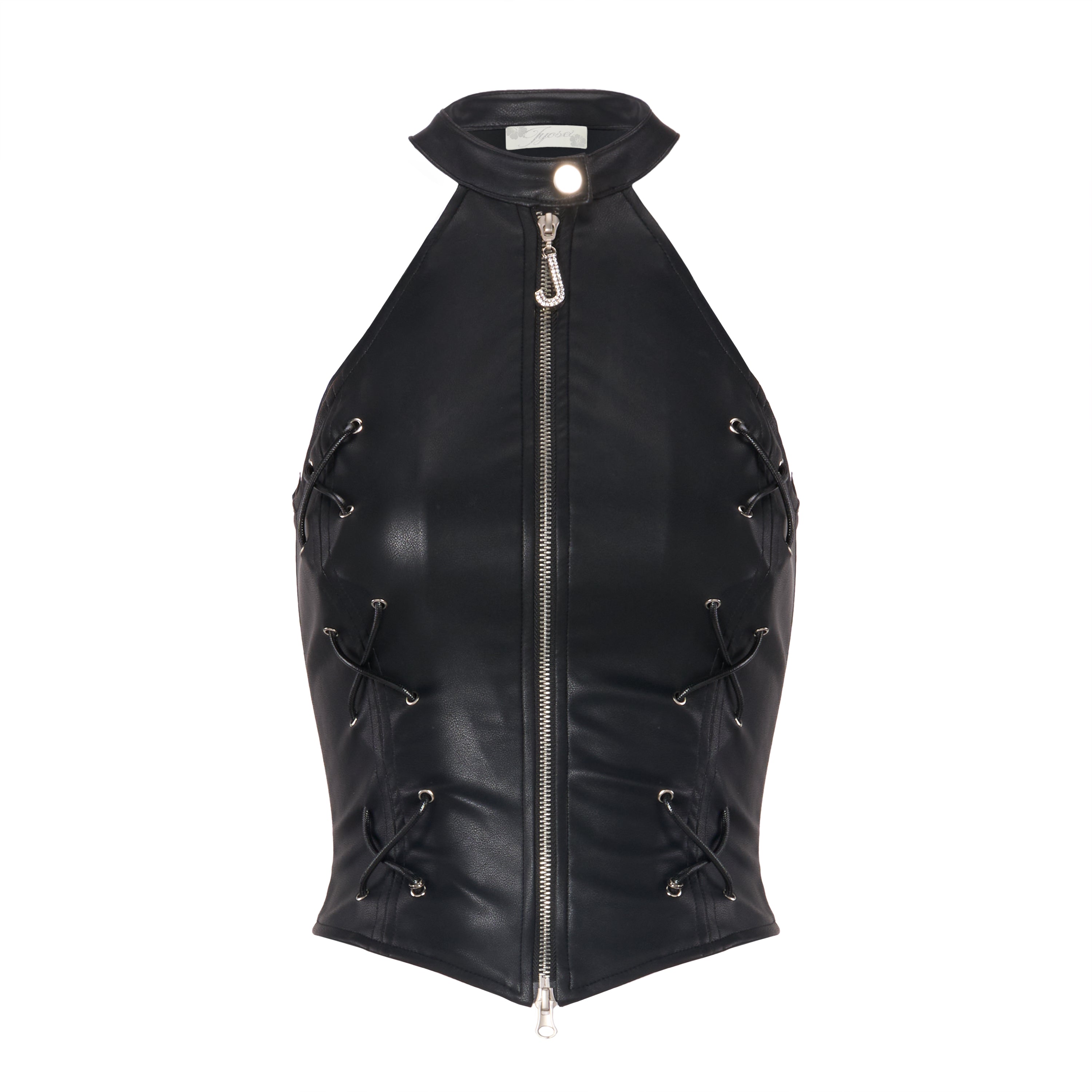Rita Leather Top