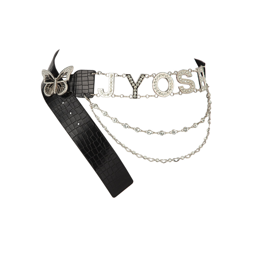 Quinn Leather Chain Belt