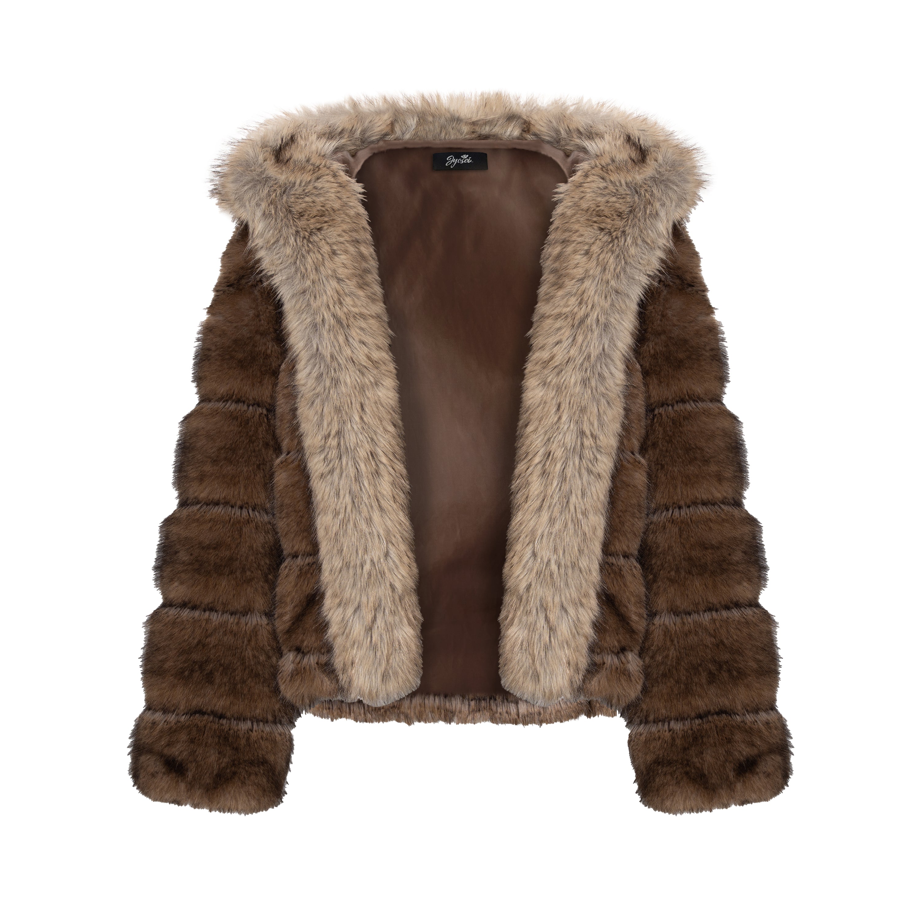 Nora Hooded Fur Coat