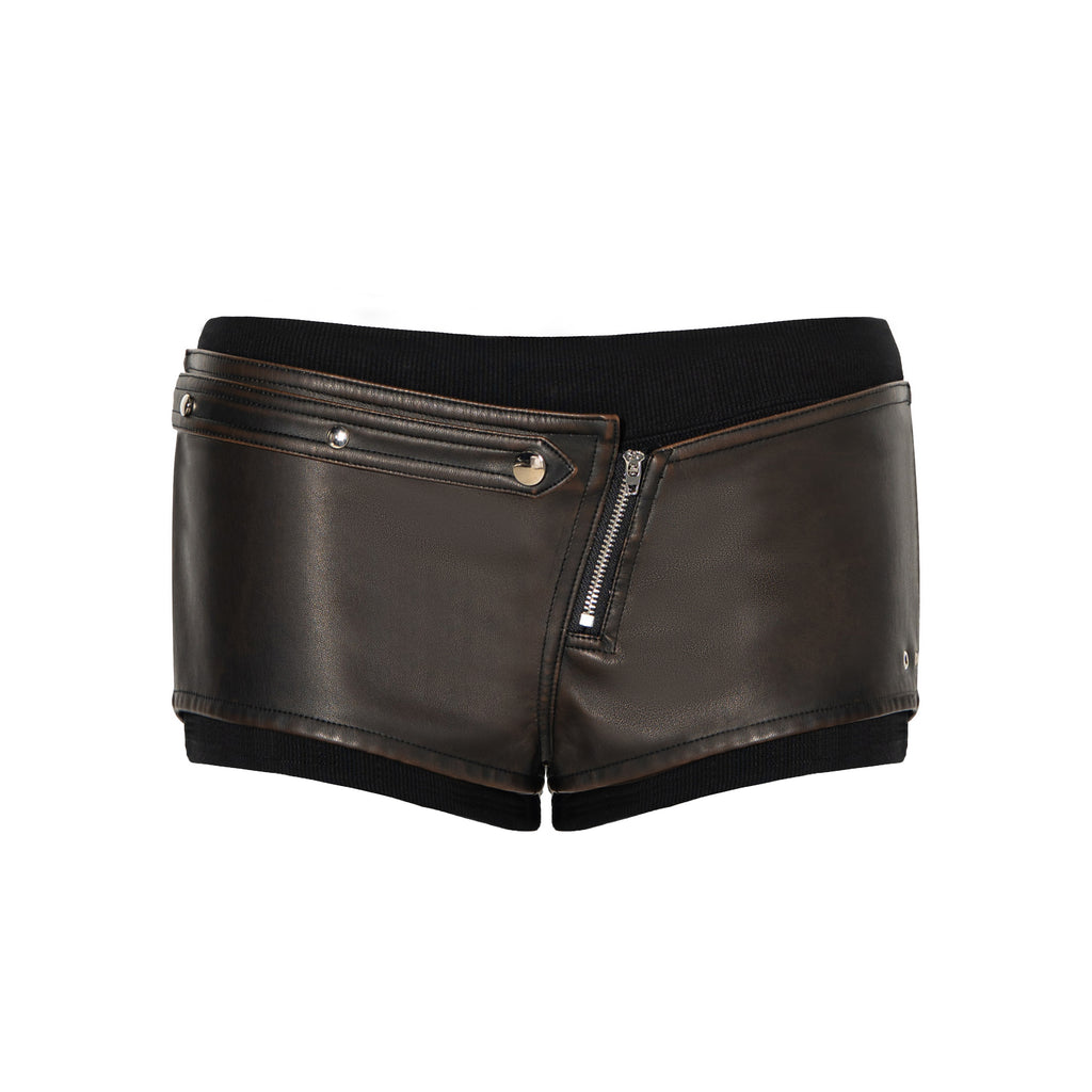 Nora Leather Shorts