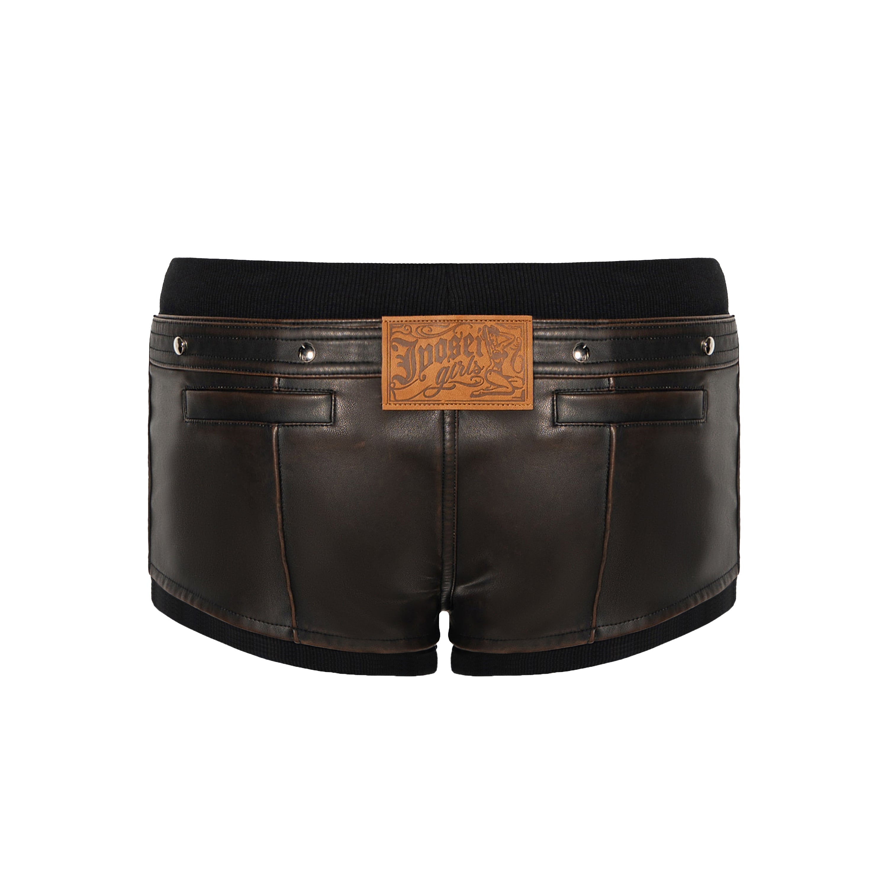 Nora Leather Shorts