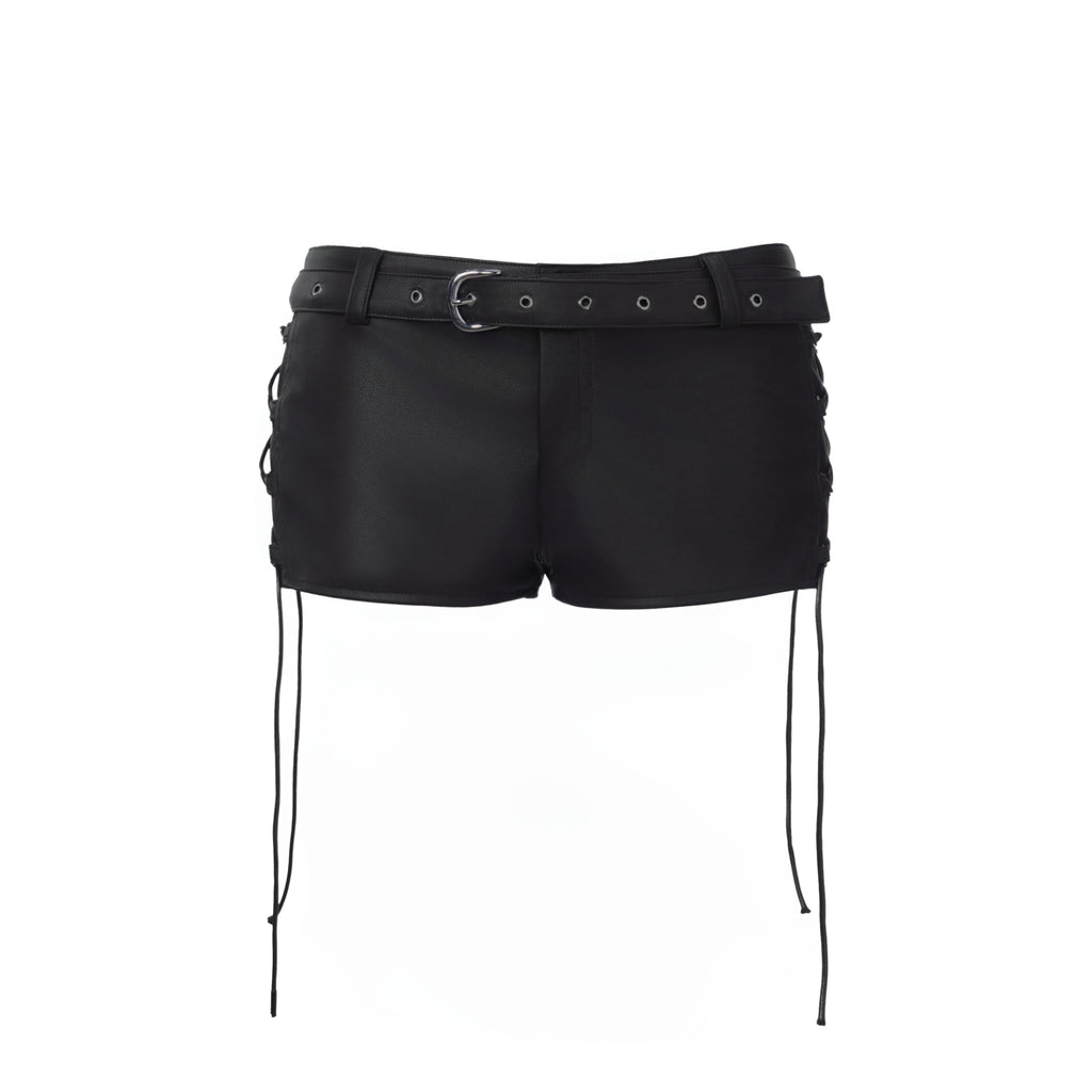 Rita Leather Shorts