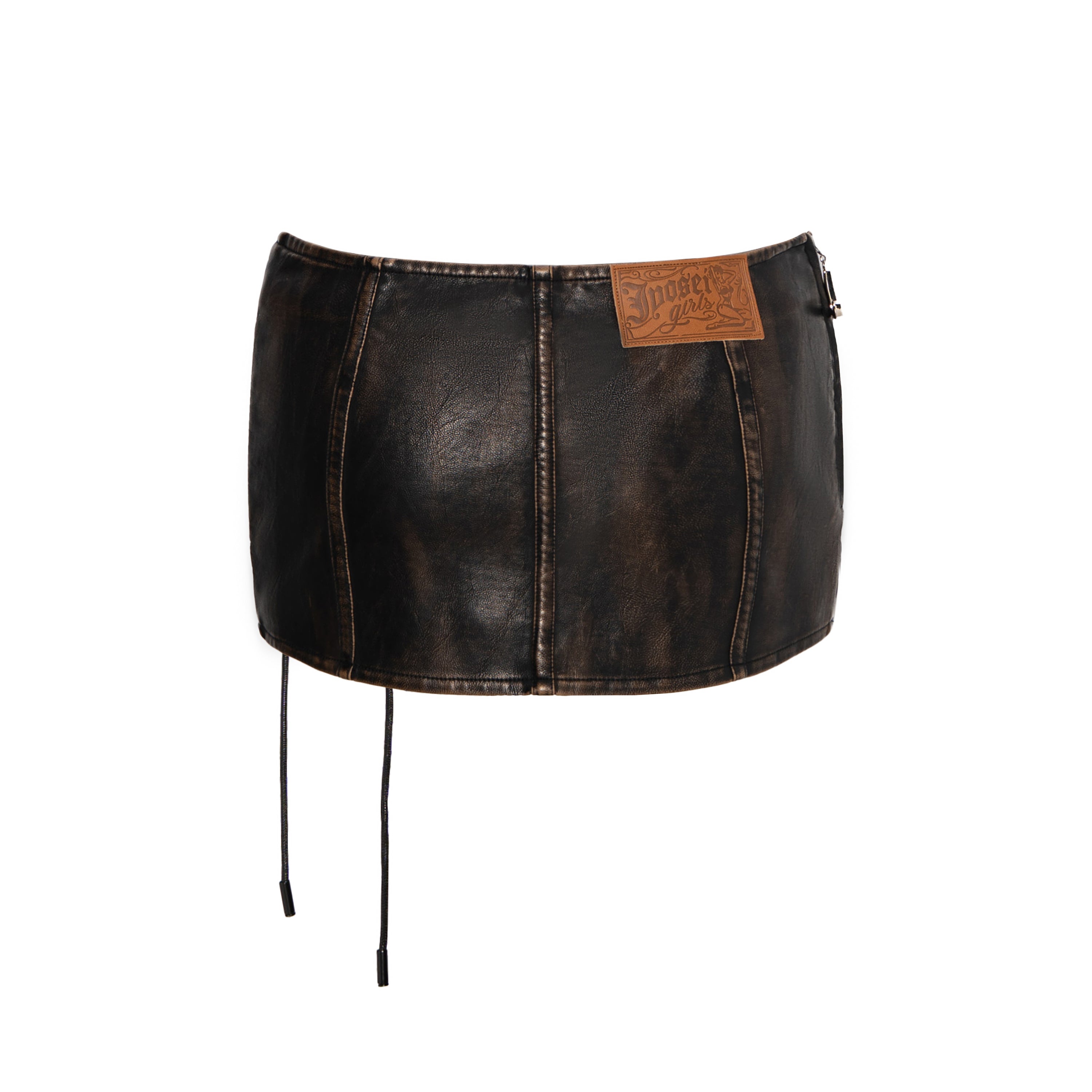 Miranda Leather Skirt