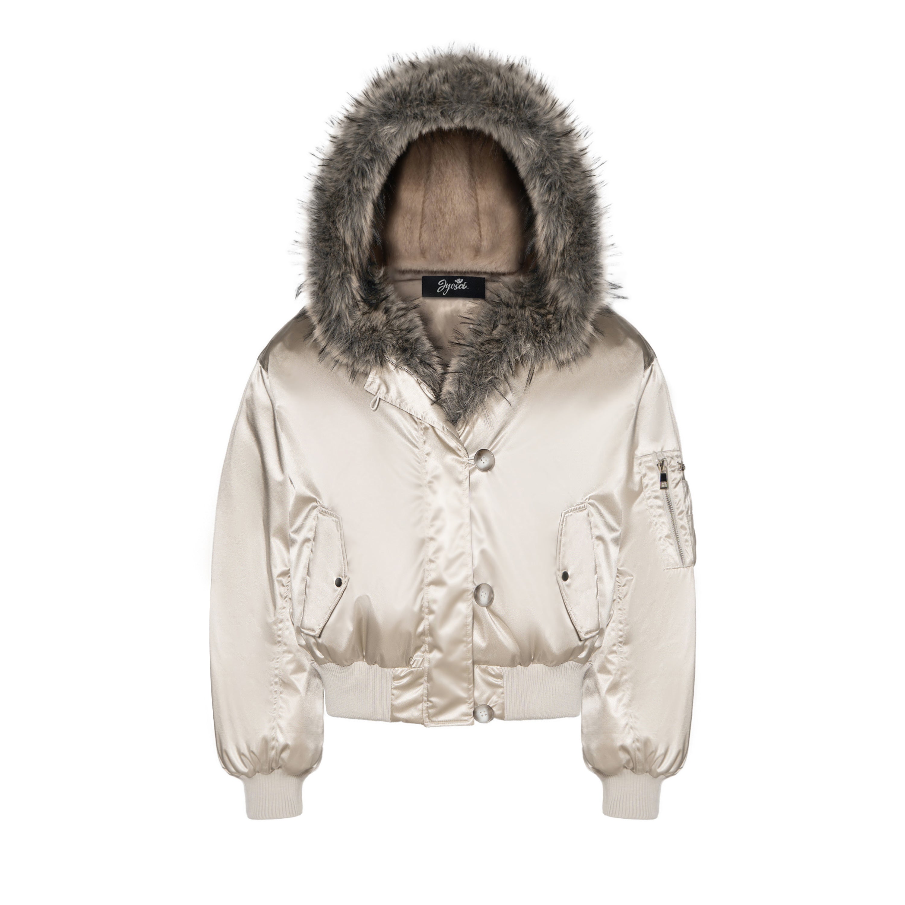 Champagne Hooded Jacket