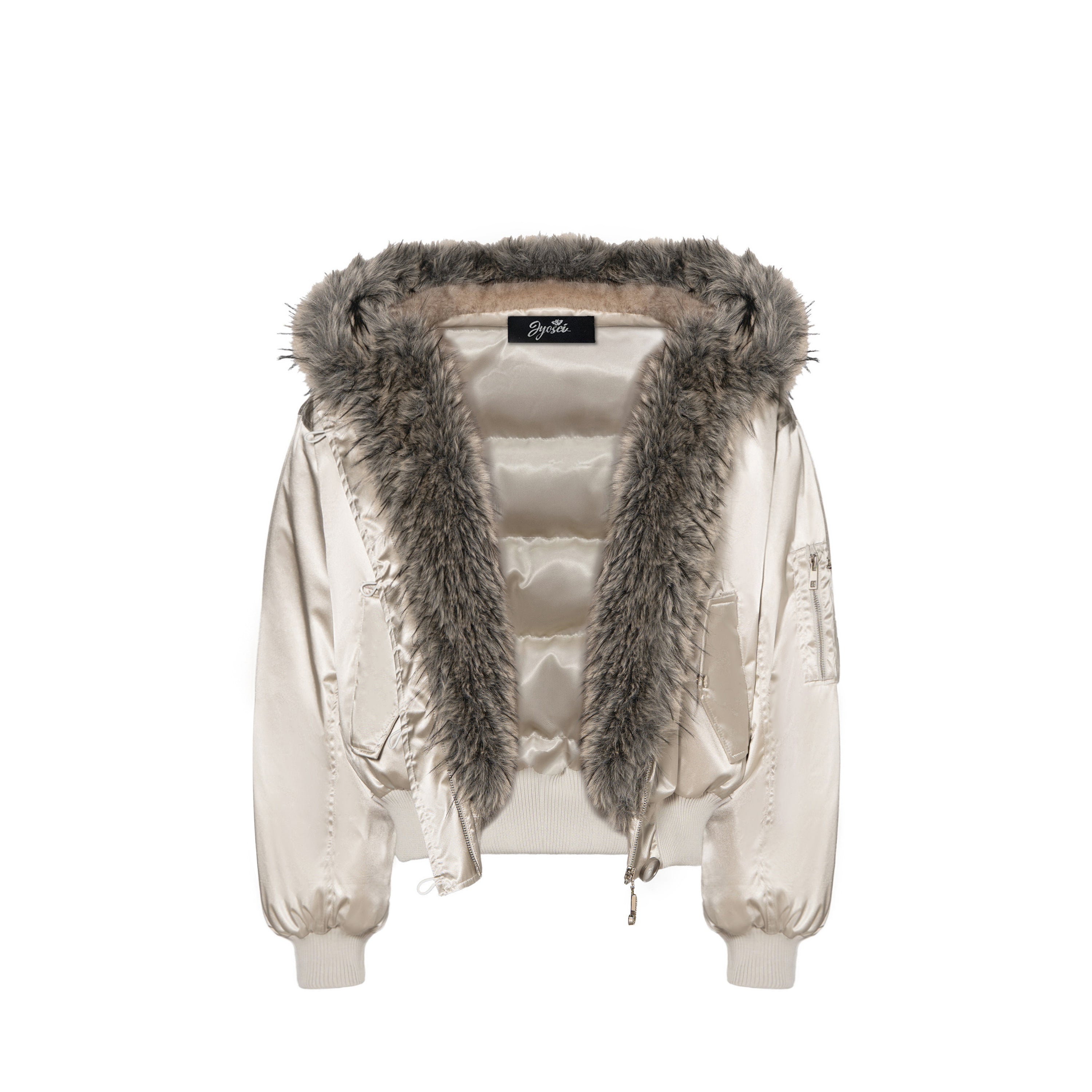 Champagne Hooded Jacket