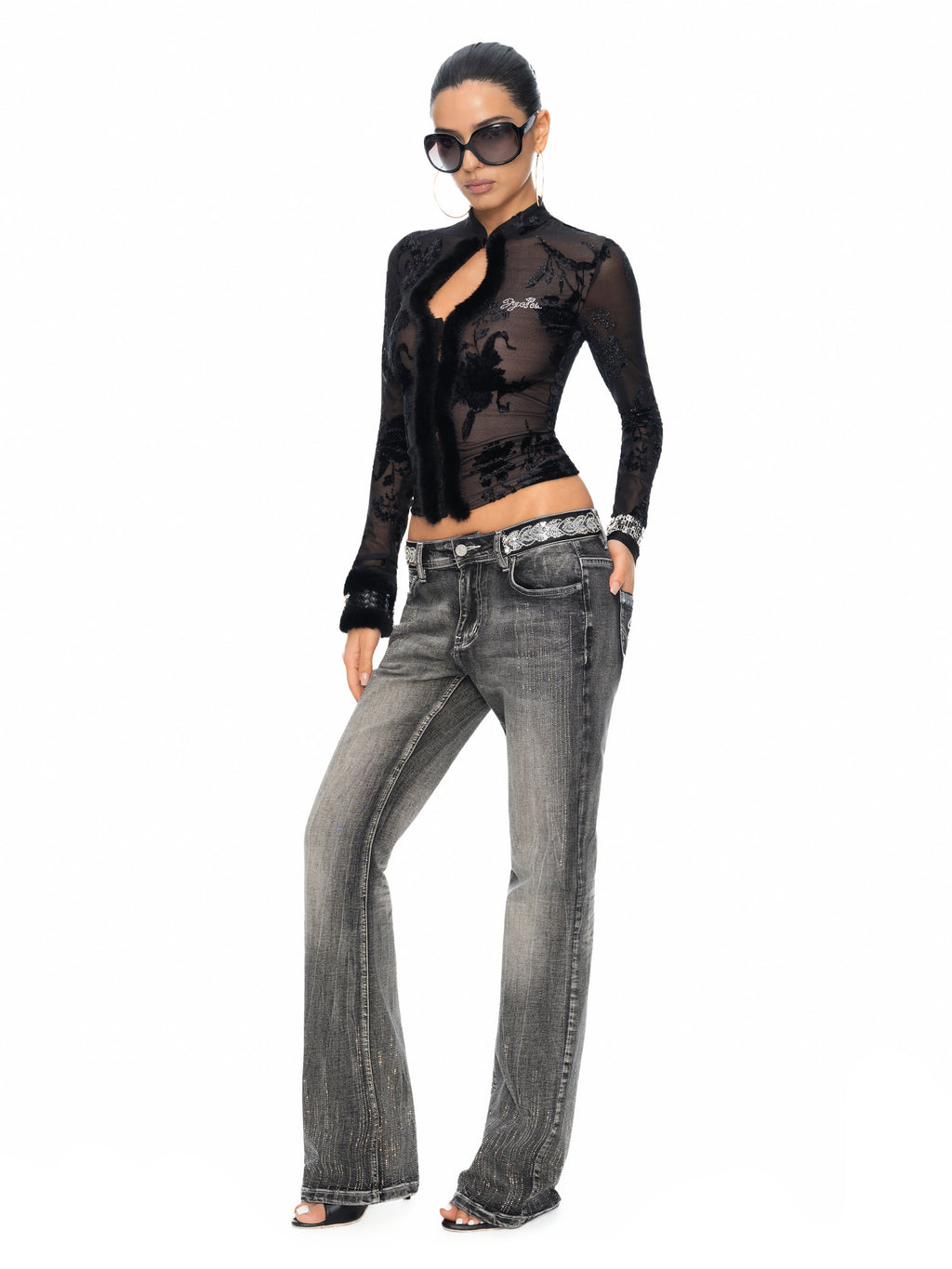 Ling Noir Top