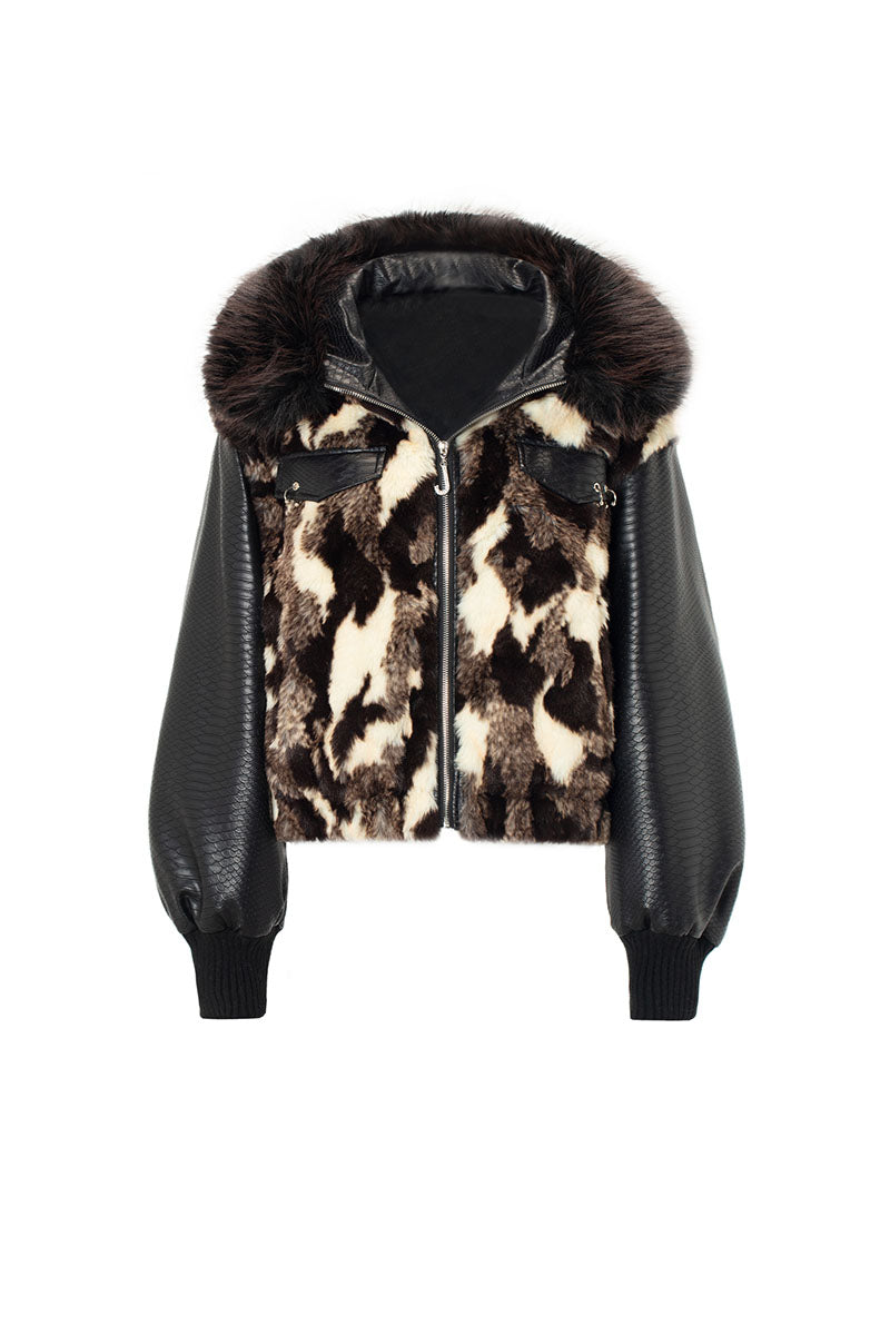 Leah Camo Jacket