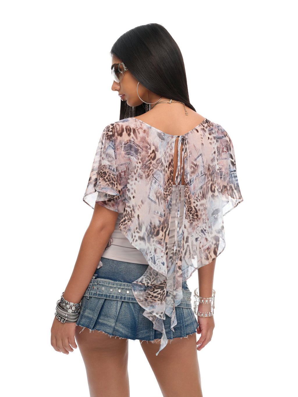 Naomi Ruffle Top