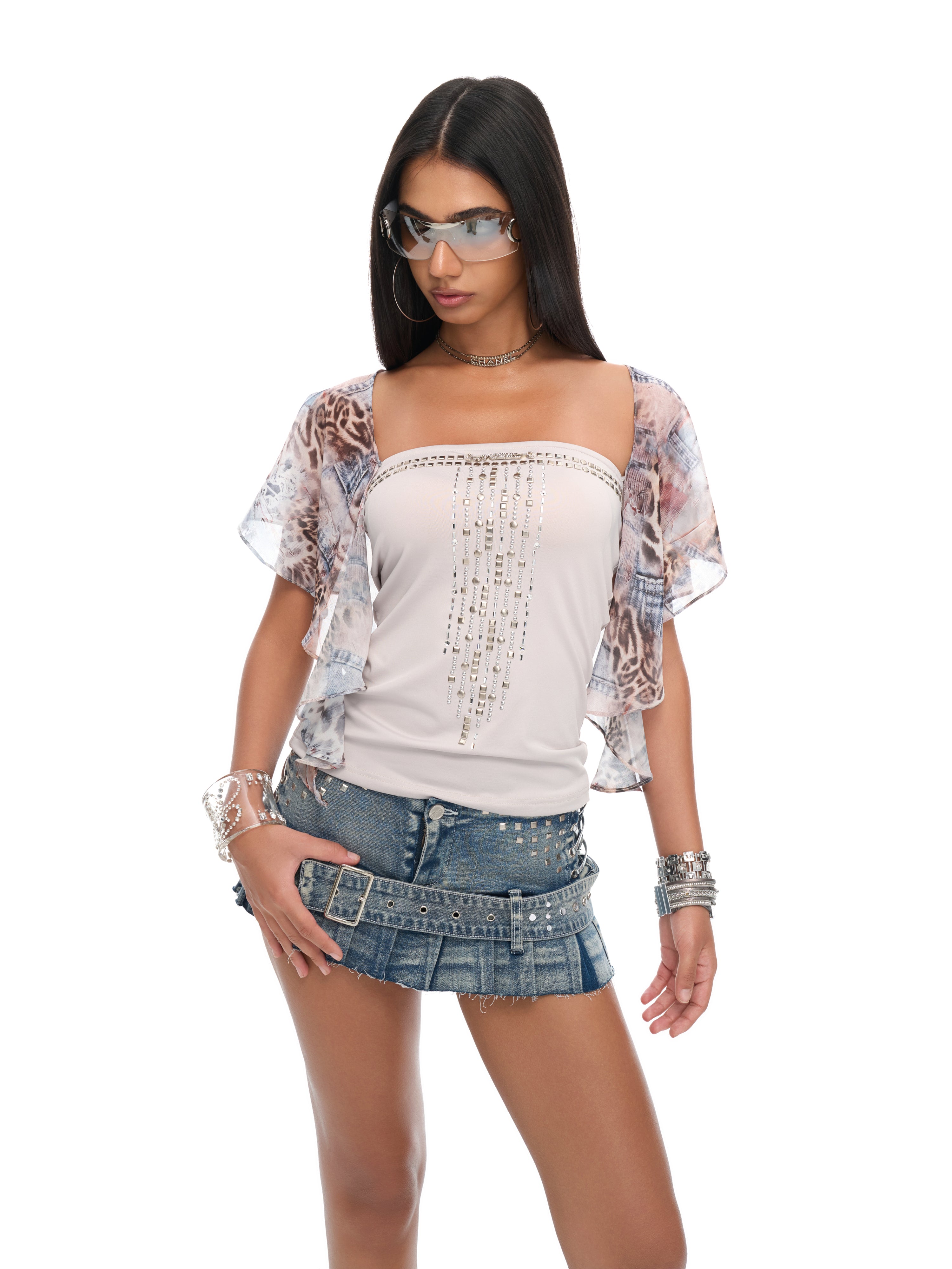 Naomi Ruffle Top