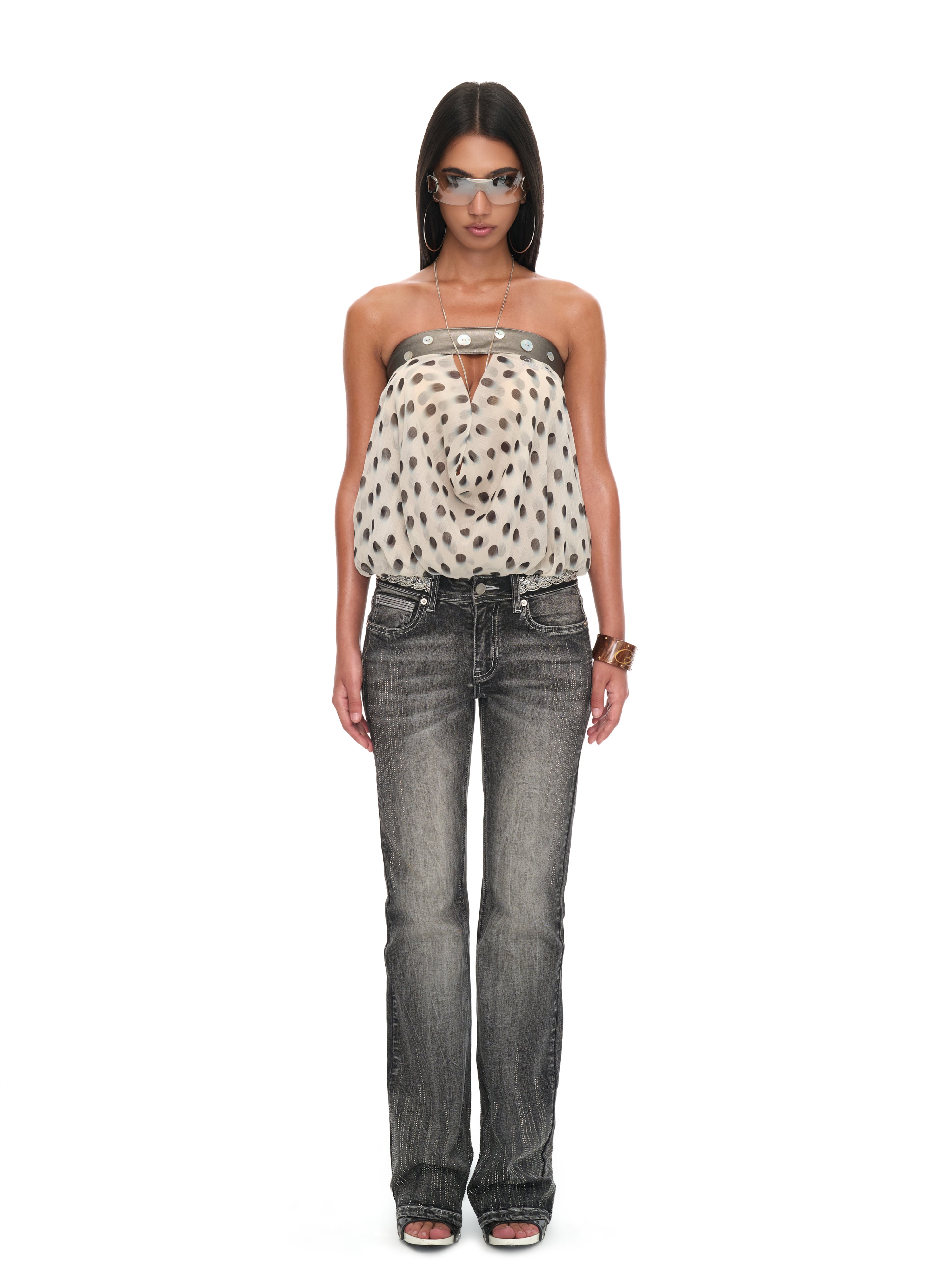 Moonlight Dots Top