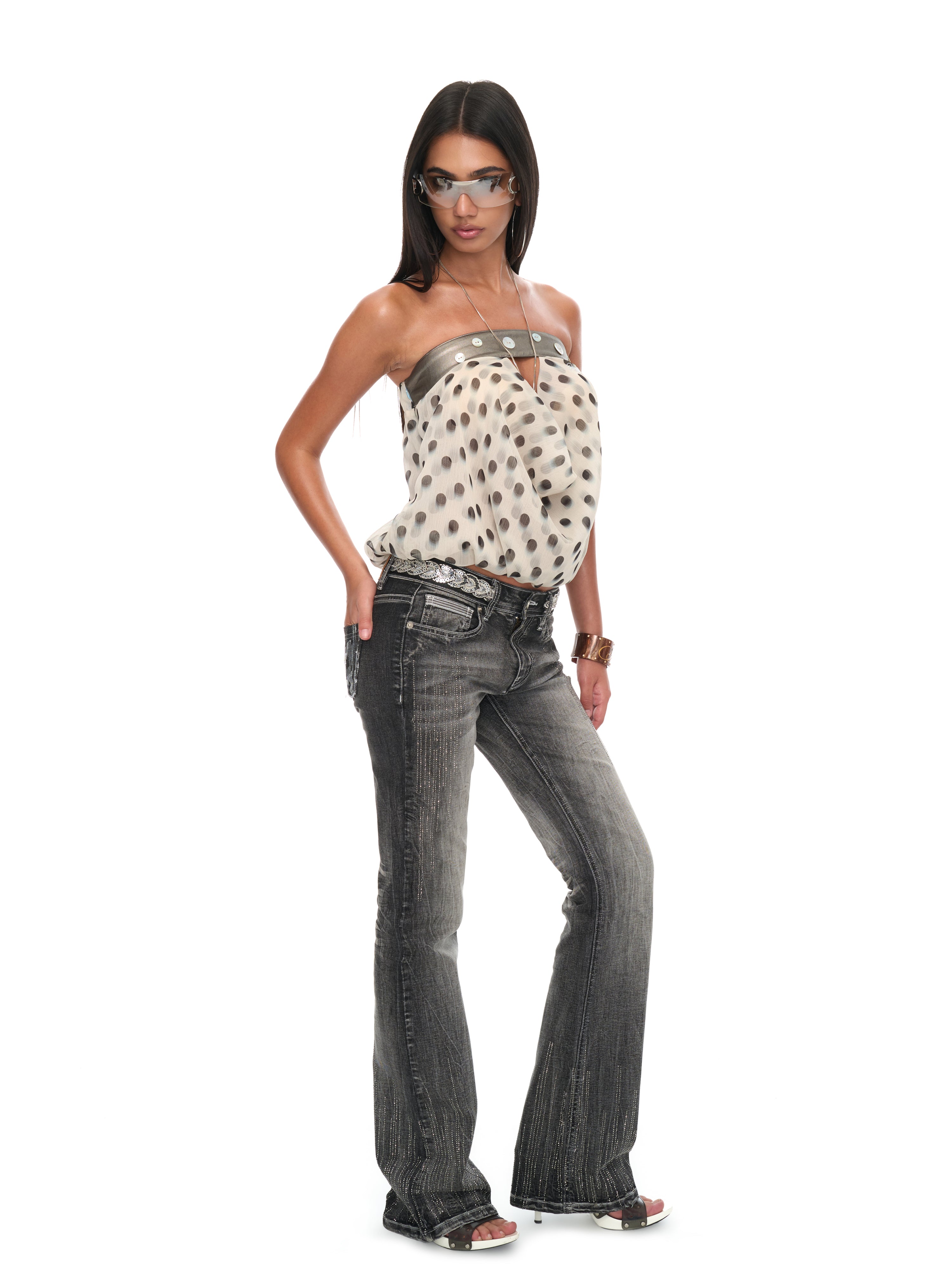 Moonlight Dots Top