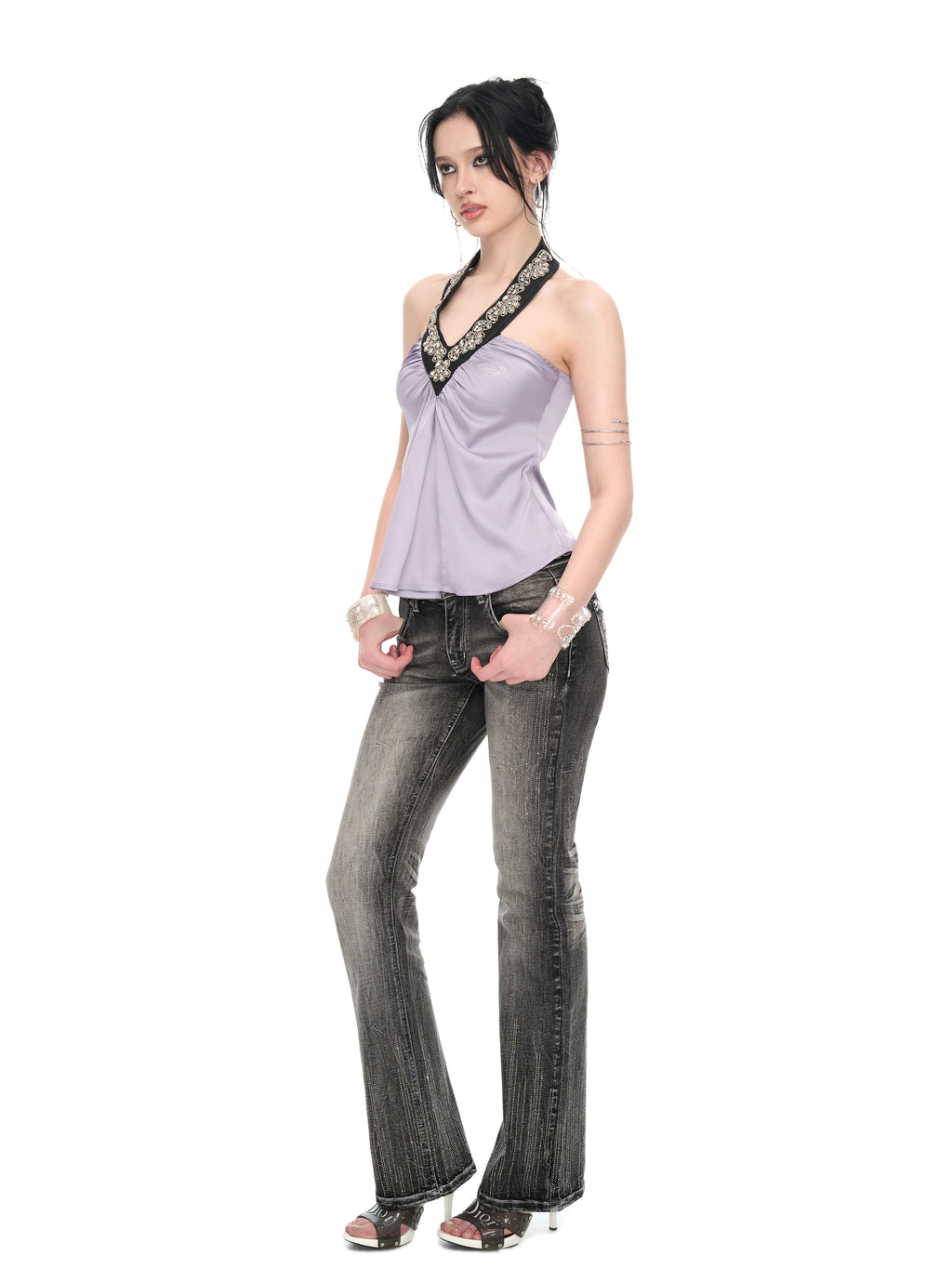Glimmer Halter Top