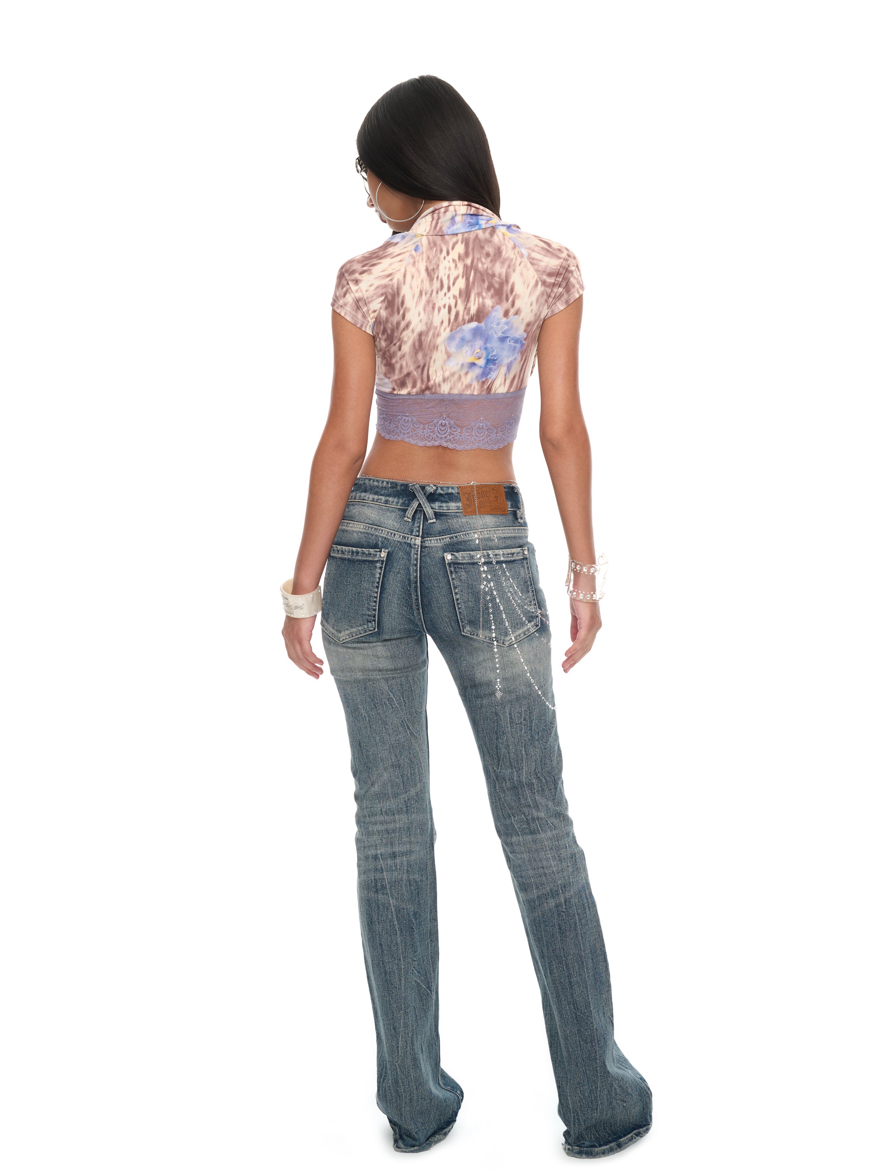 Violet Crop Top