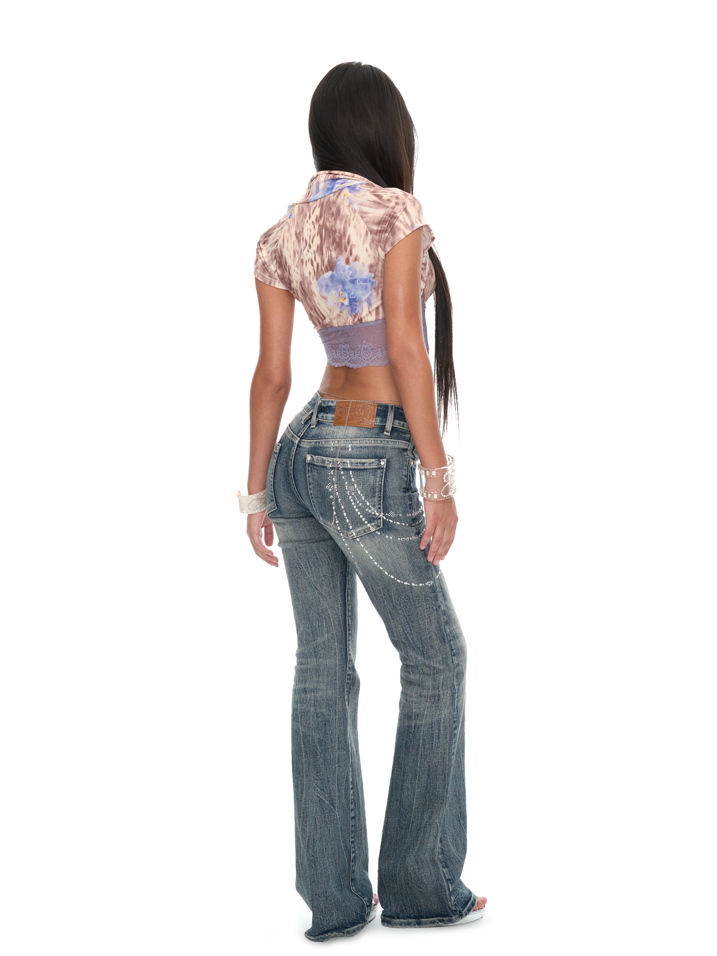 Violet Crop Top