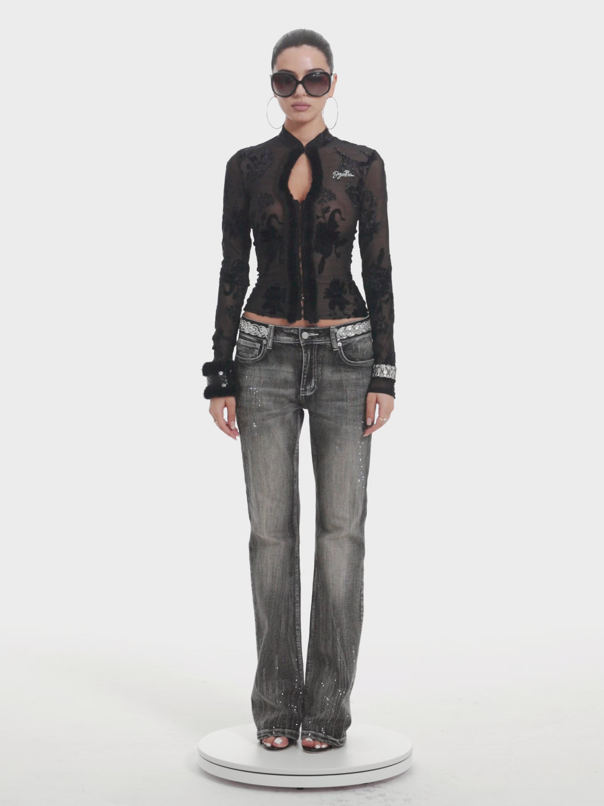 Ling Noir Top