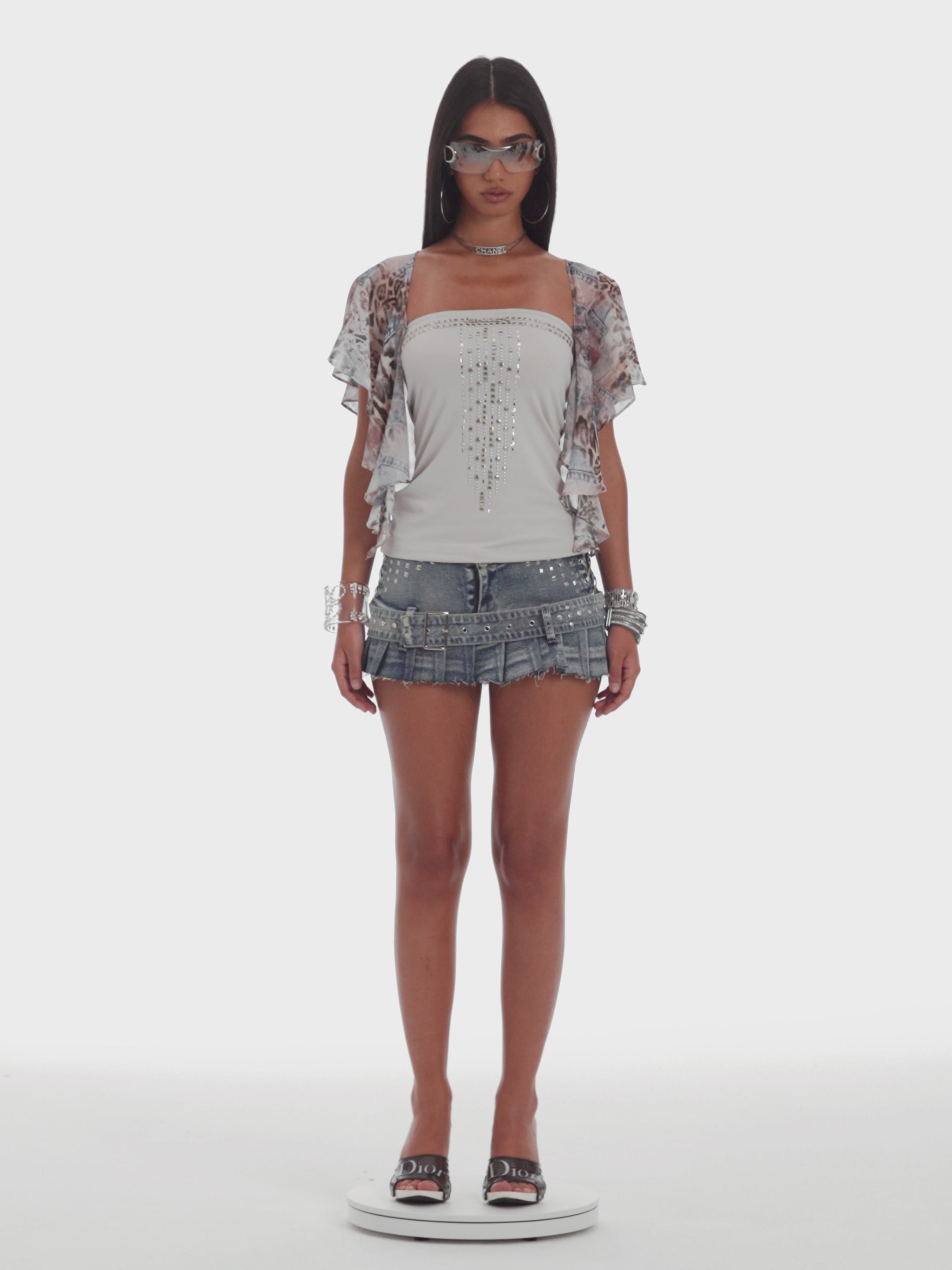 Naomi Ruffle Top