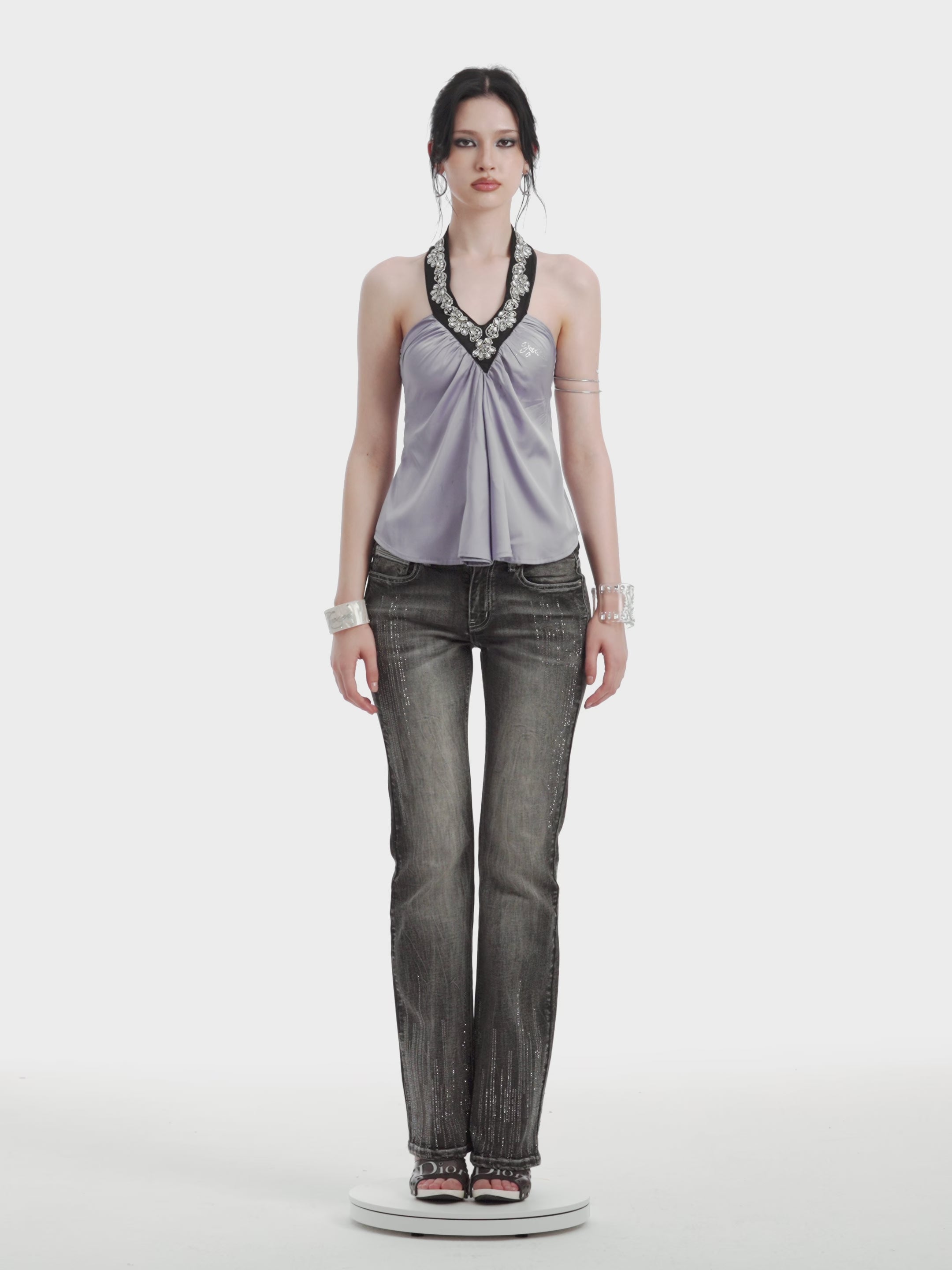 Glimmer Halter Top
