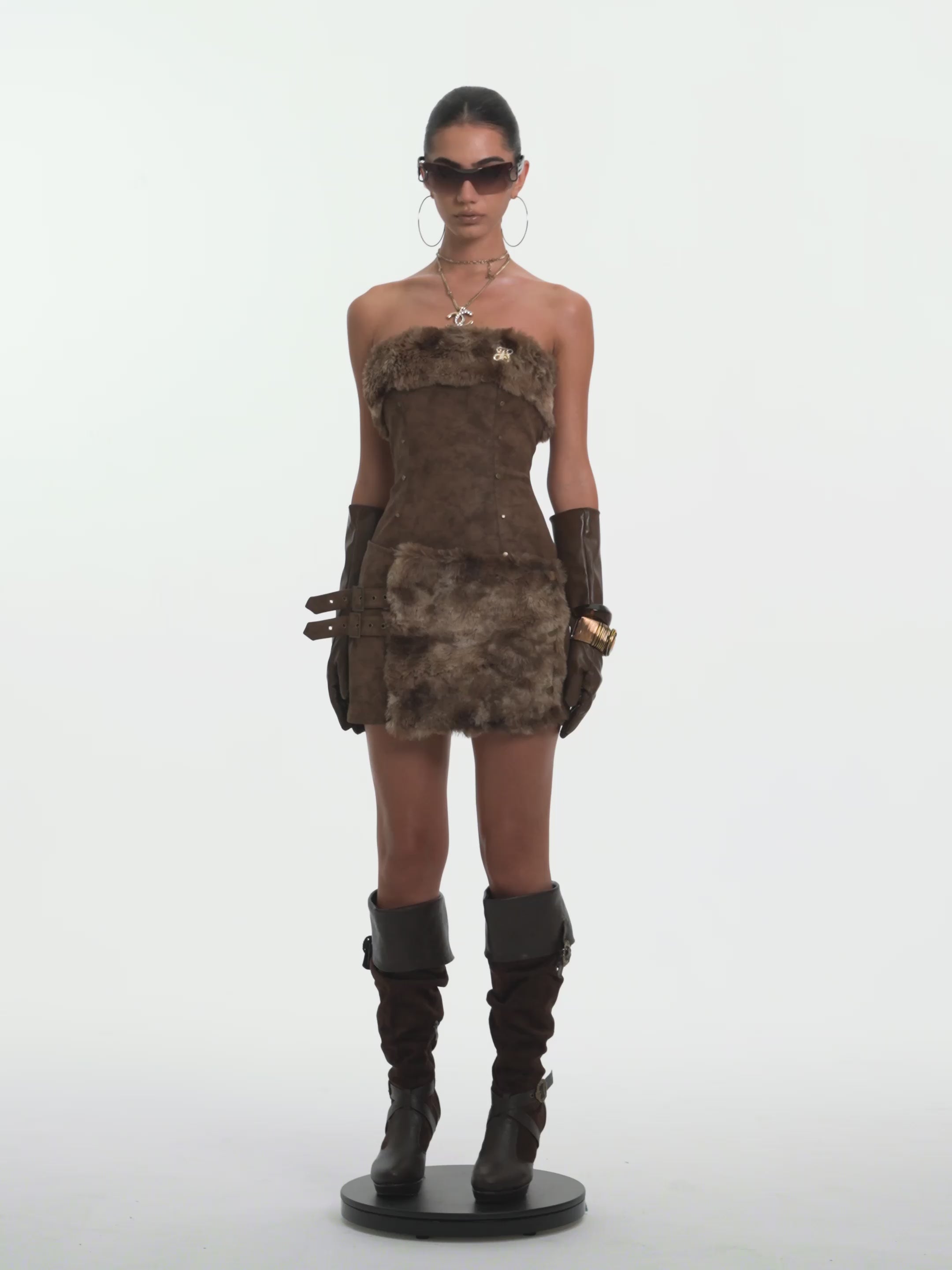 Sienna Leather Dress