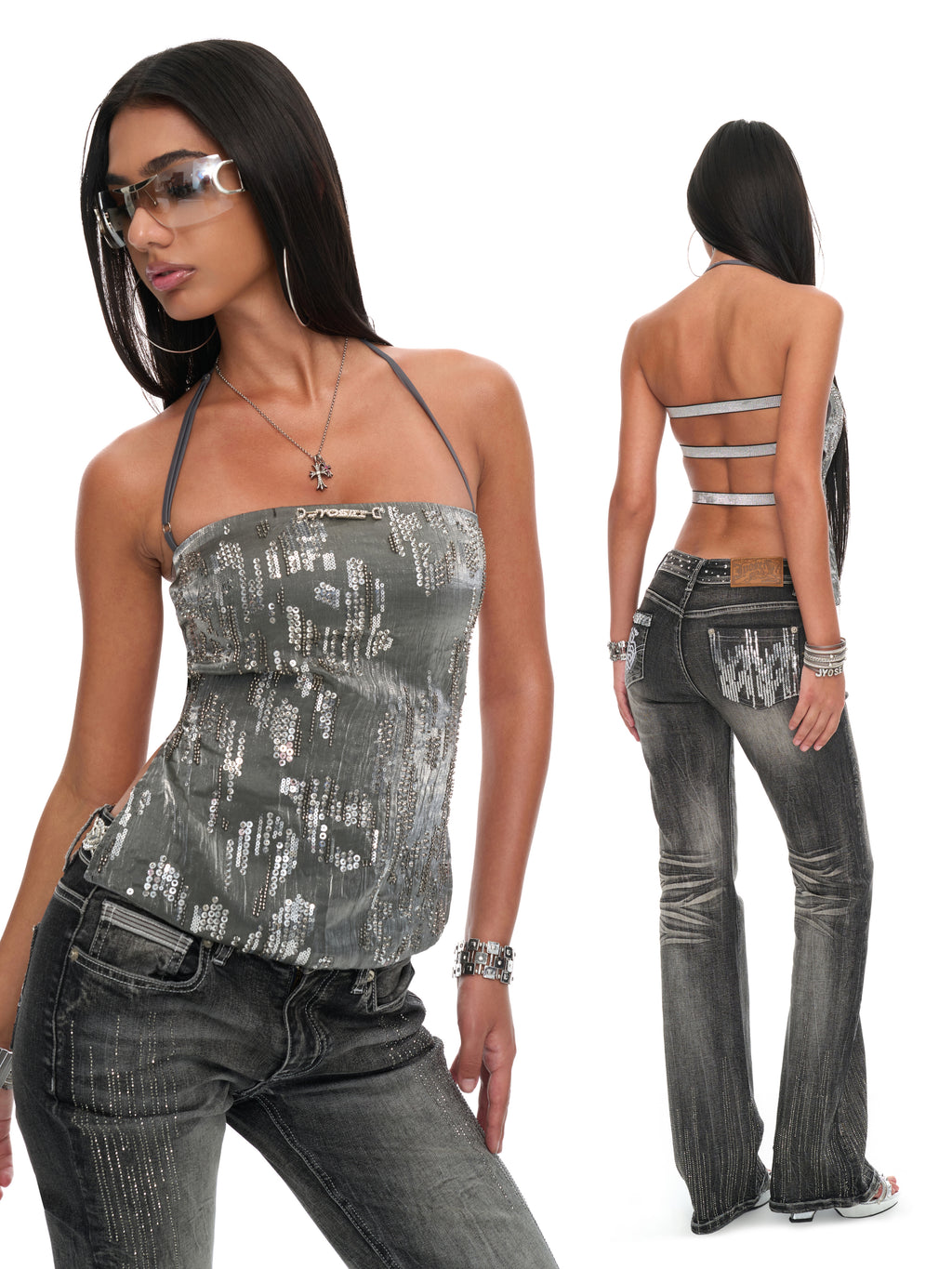 Roxy Backless Top