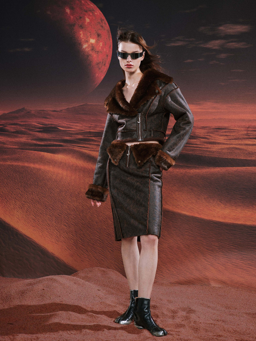 Carly Faux Leather Jacket