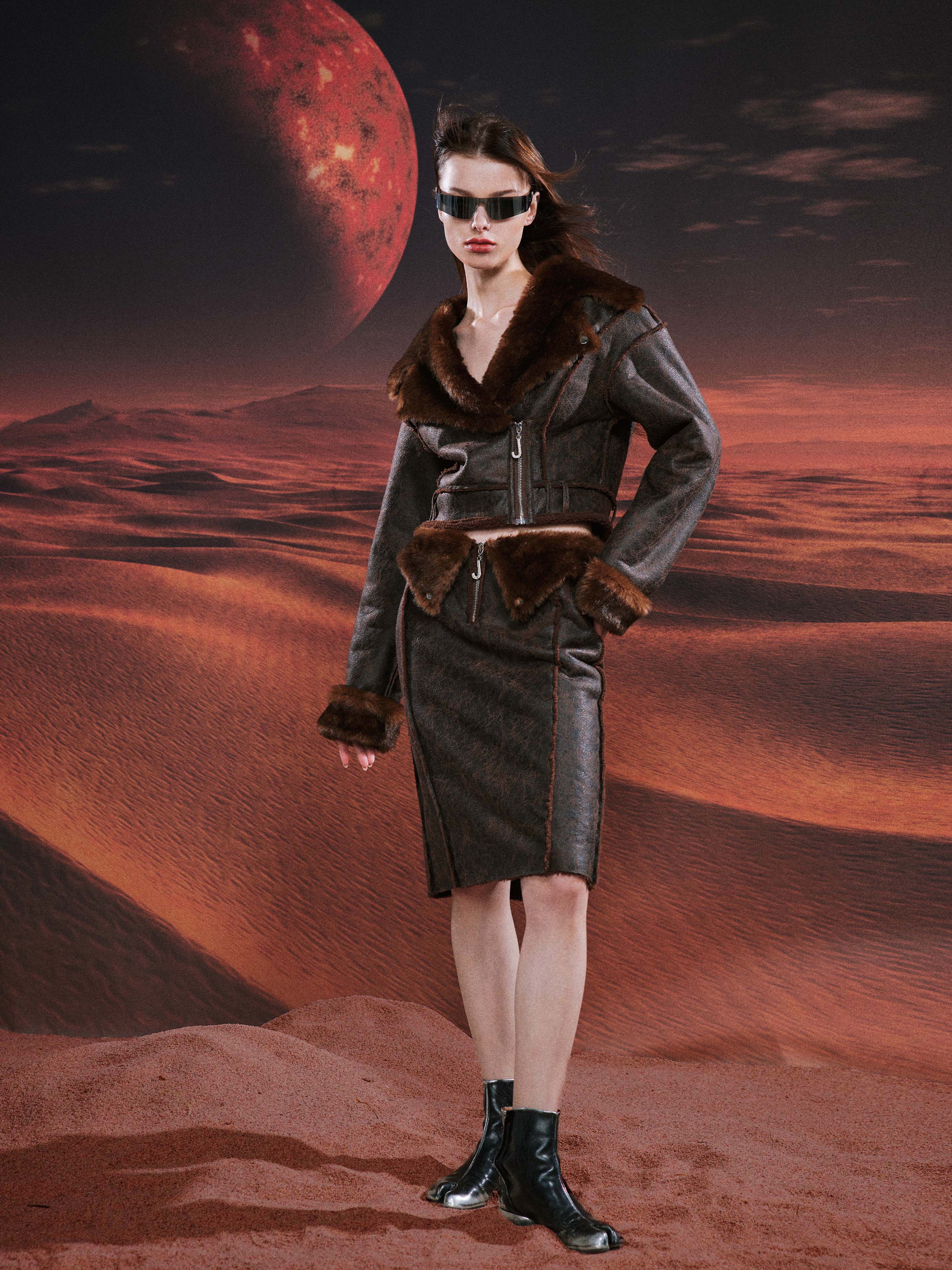 Carly Faux Leather Jacket