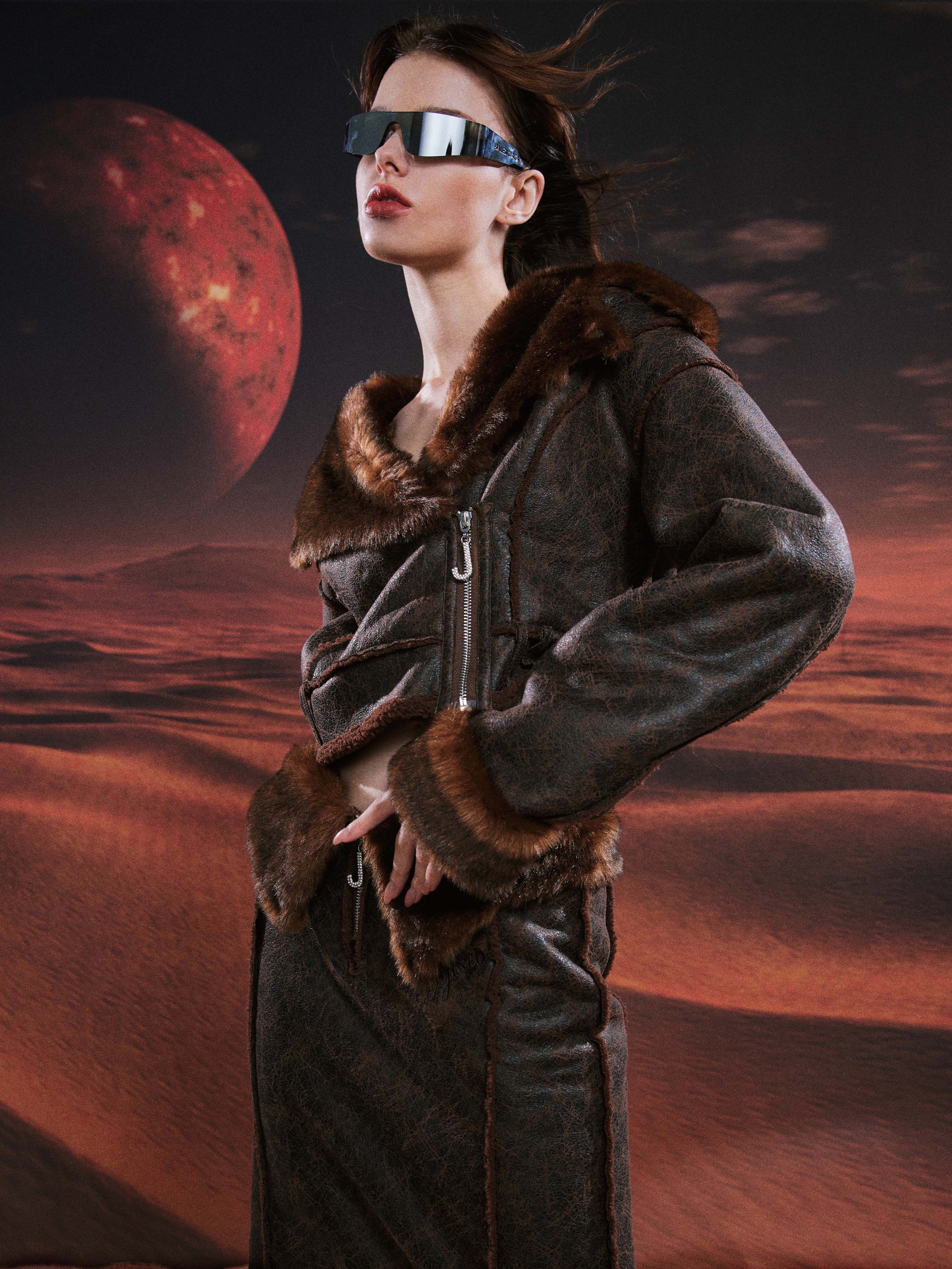 Carly Faux Leather Jacket