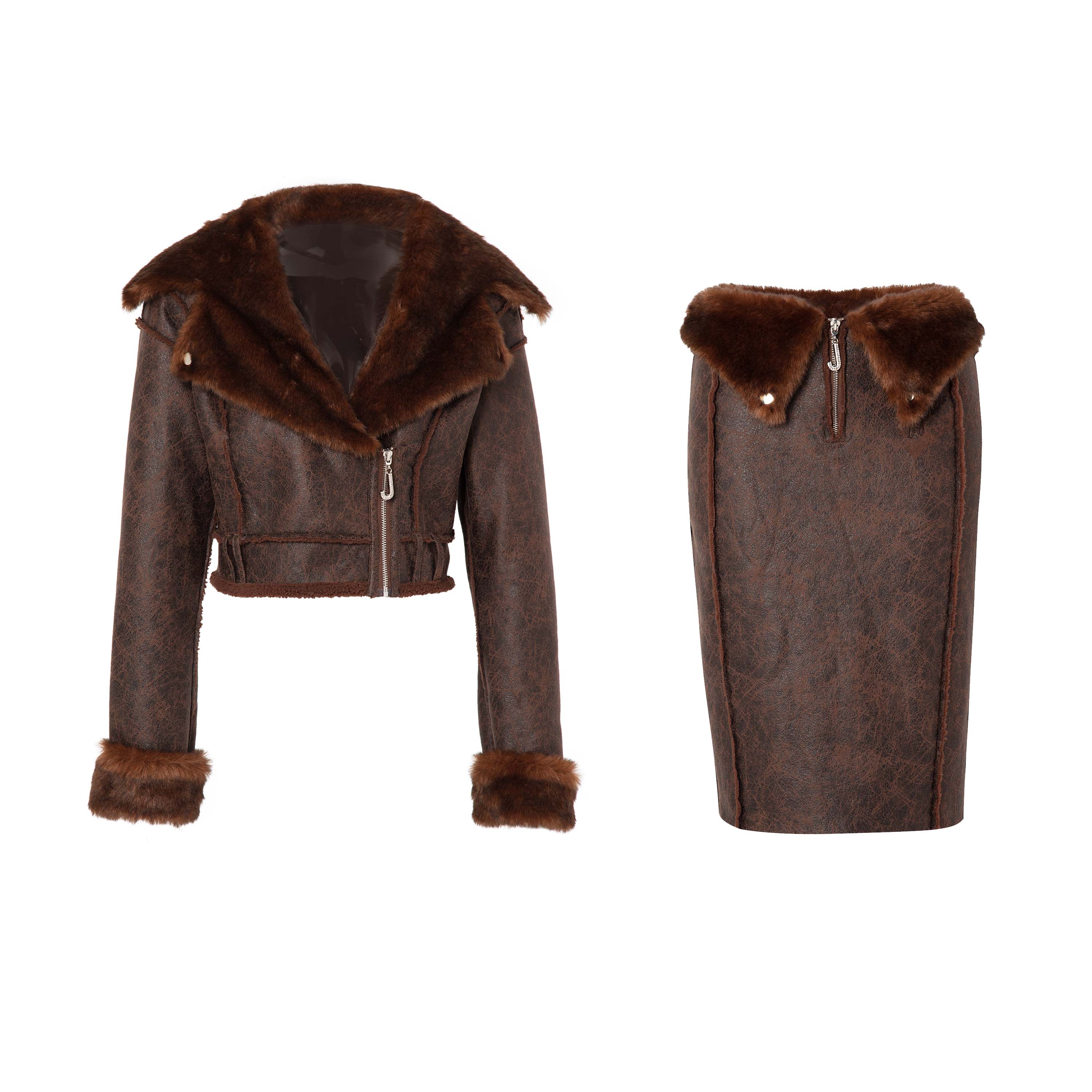 Carly Faux Leather Jacket