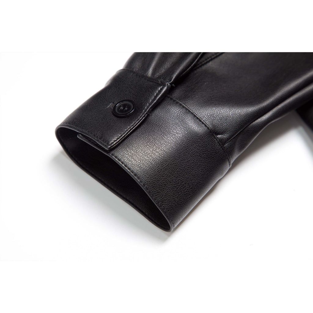 Kalinda Faux Leather Dress