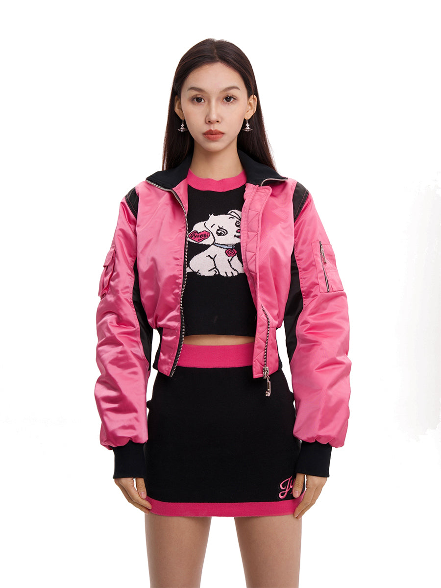 Pink Flight Jacket