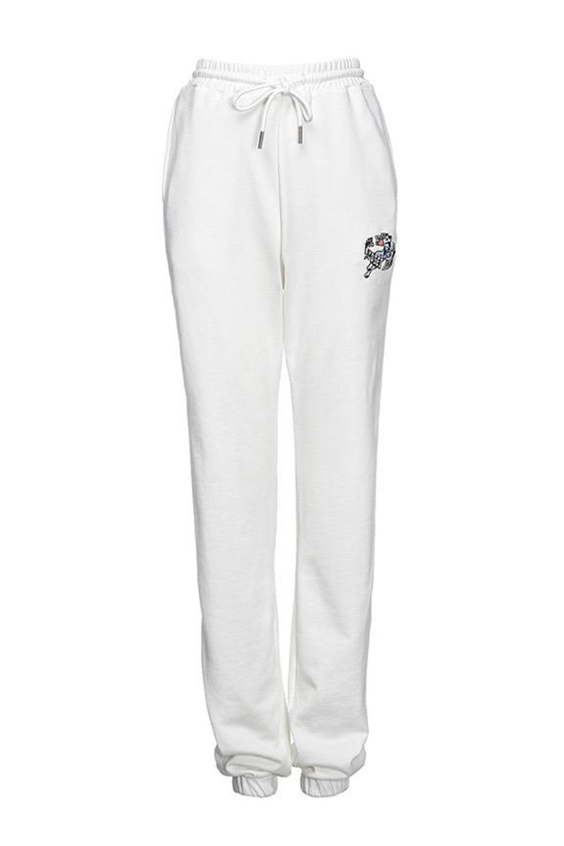Dalmatian Embroidered Sweatpants