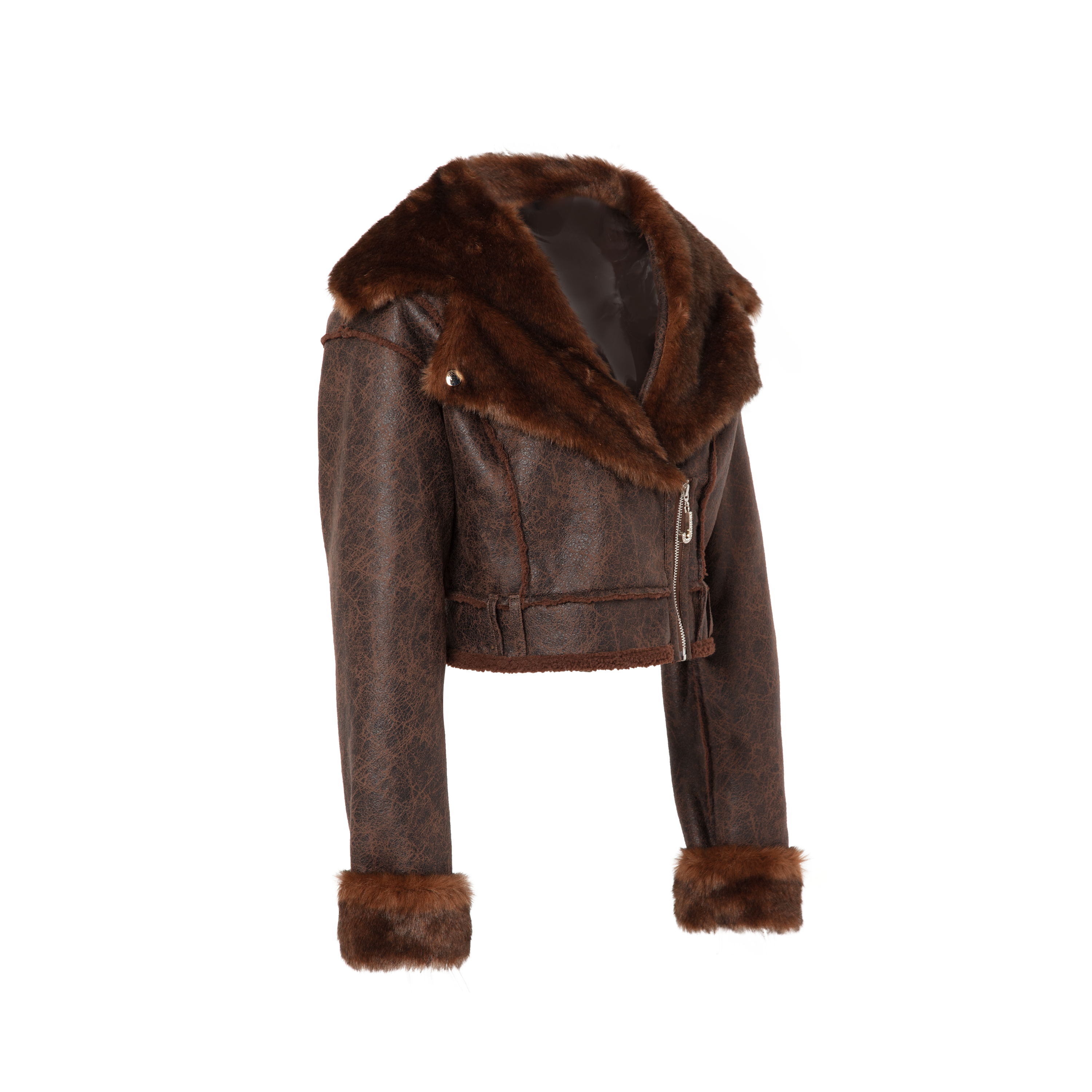 Carly Faux Leather Jacket
