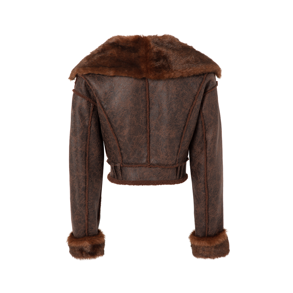 Carly Faux Leather Jacket