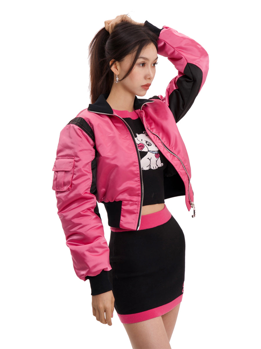 Pink Flight Jacket