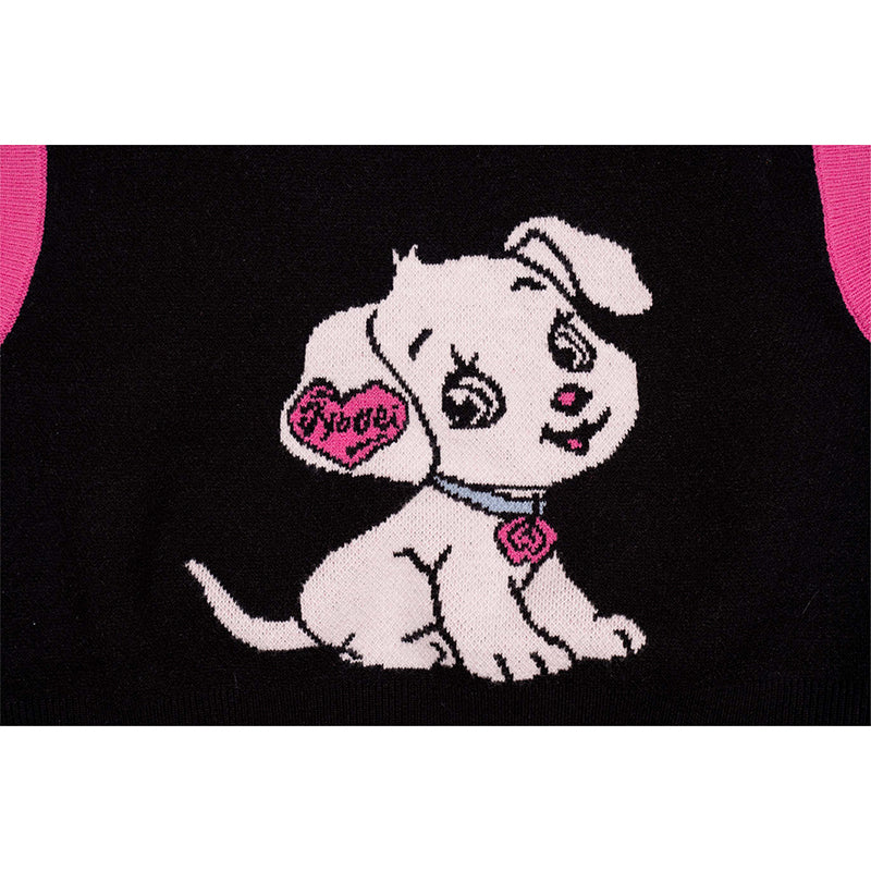 Puppy Knit Sweater Set