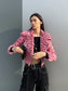 Pink Leopard Print Jacket