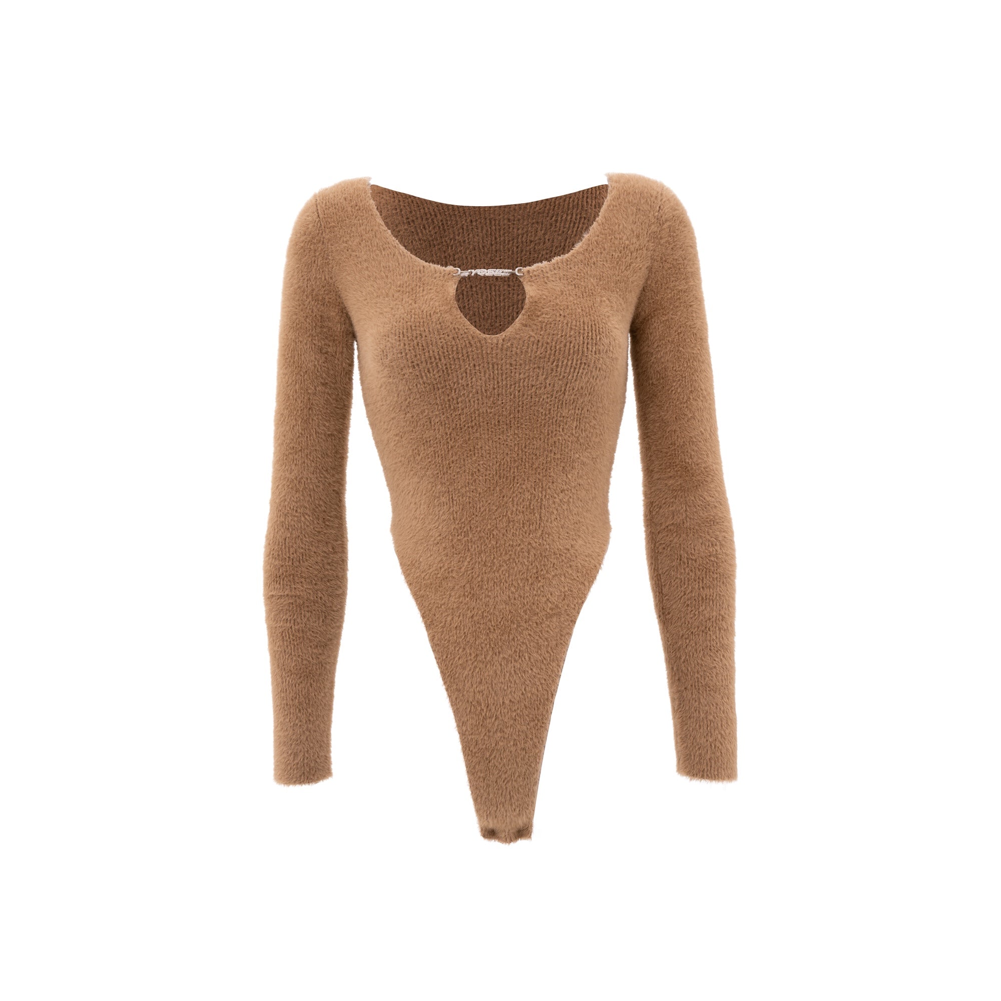 Fluffy Knit Bodysuit