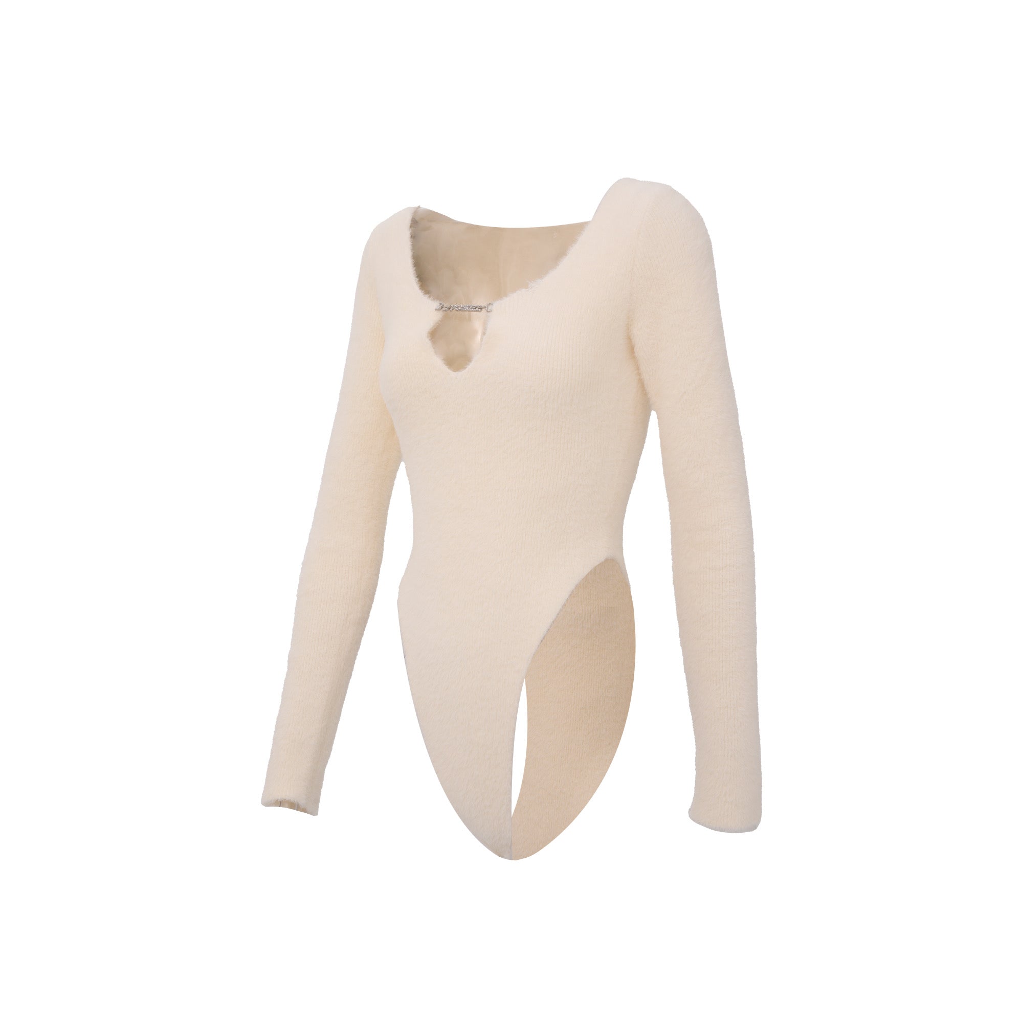Fluffy Knit Bodysuit