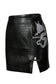 Black Leather Dragon Skirt