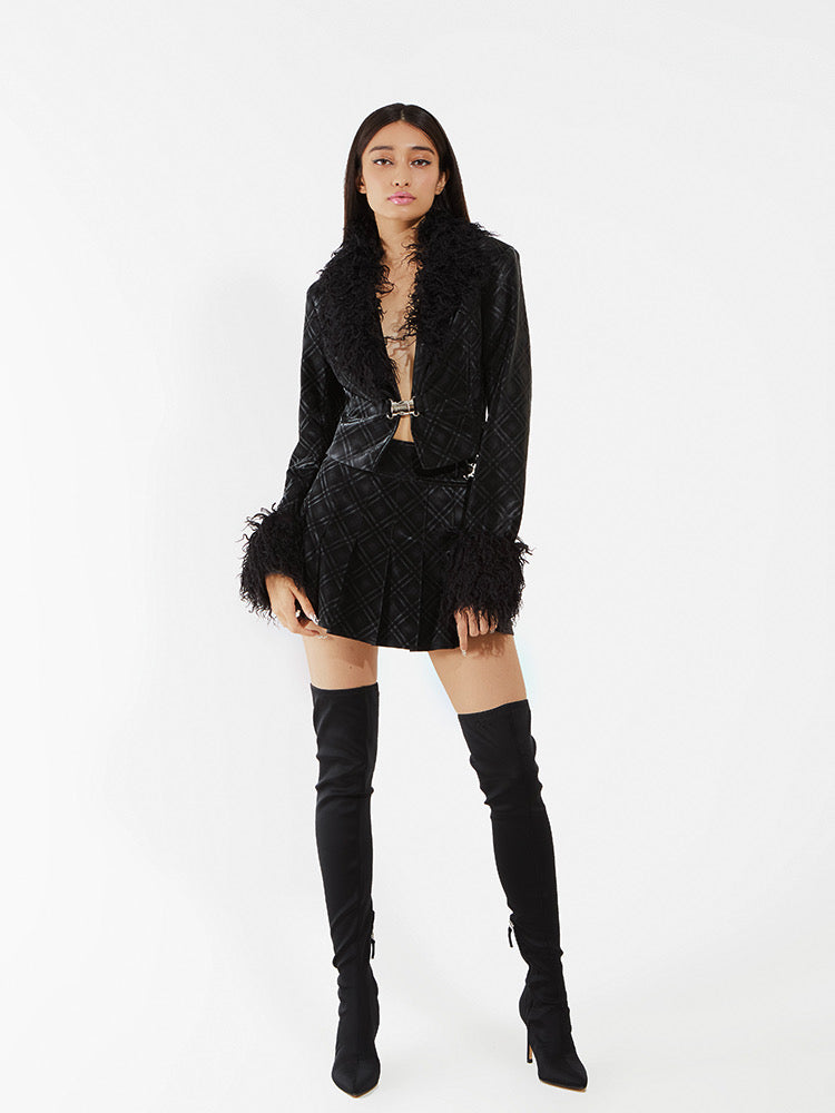 Marilyn Leather Skirt