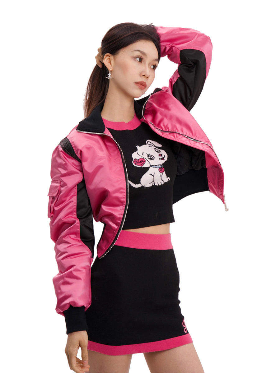 Pink Flight Jacket